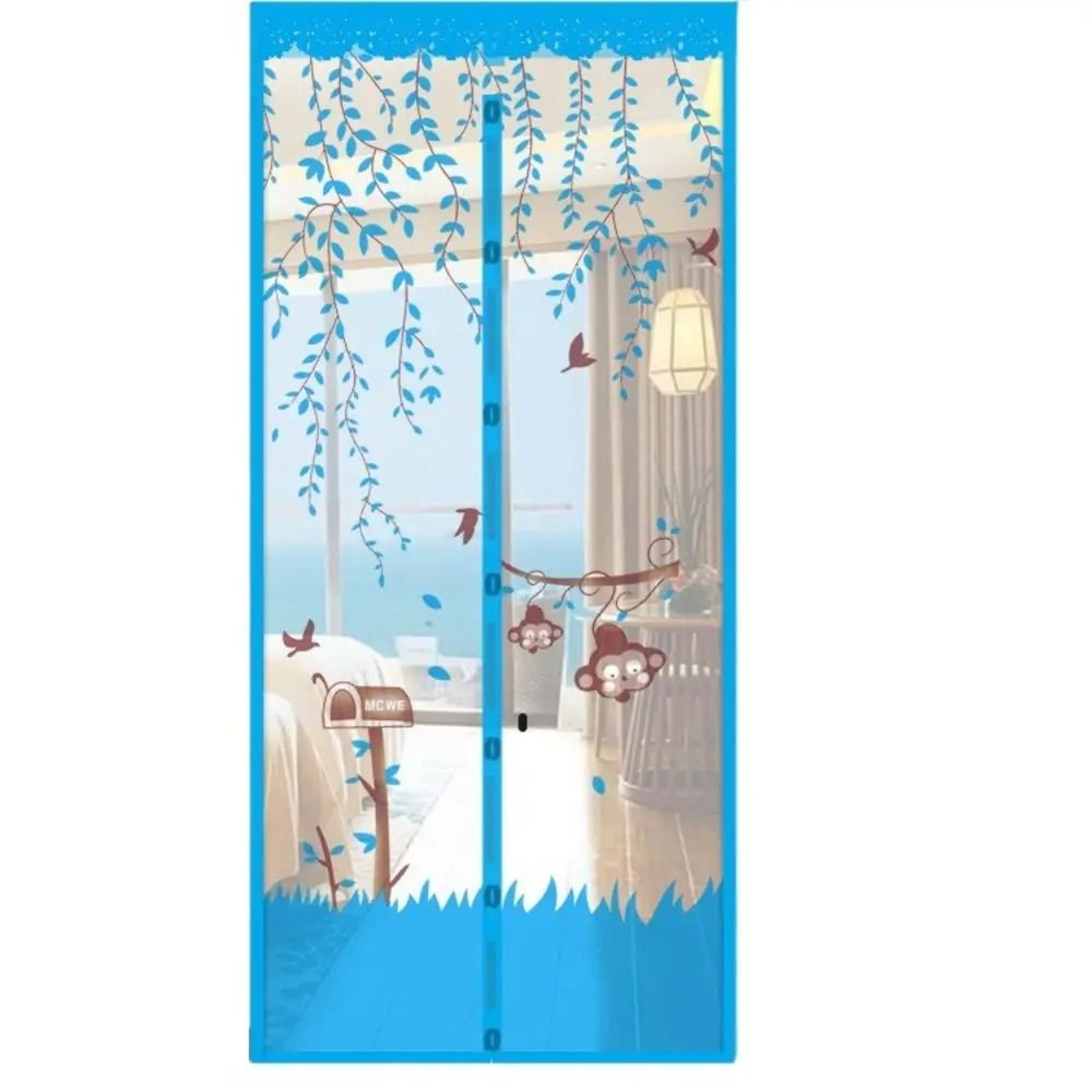 Cartoon Magnetic Screen Door With Automatic Closure 15
