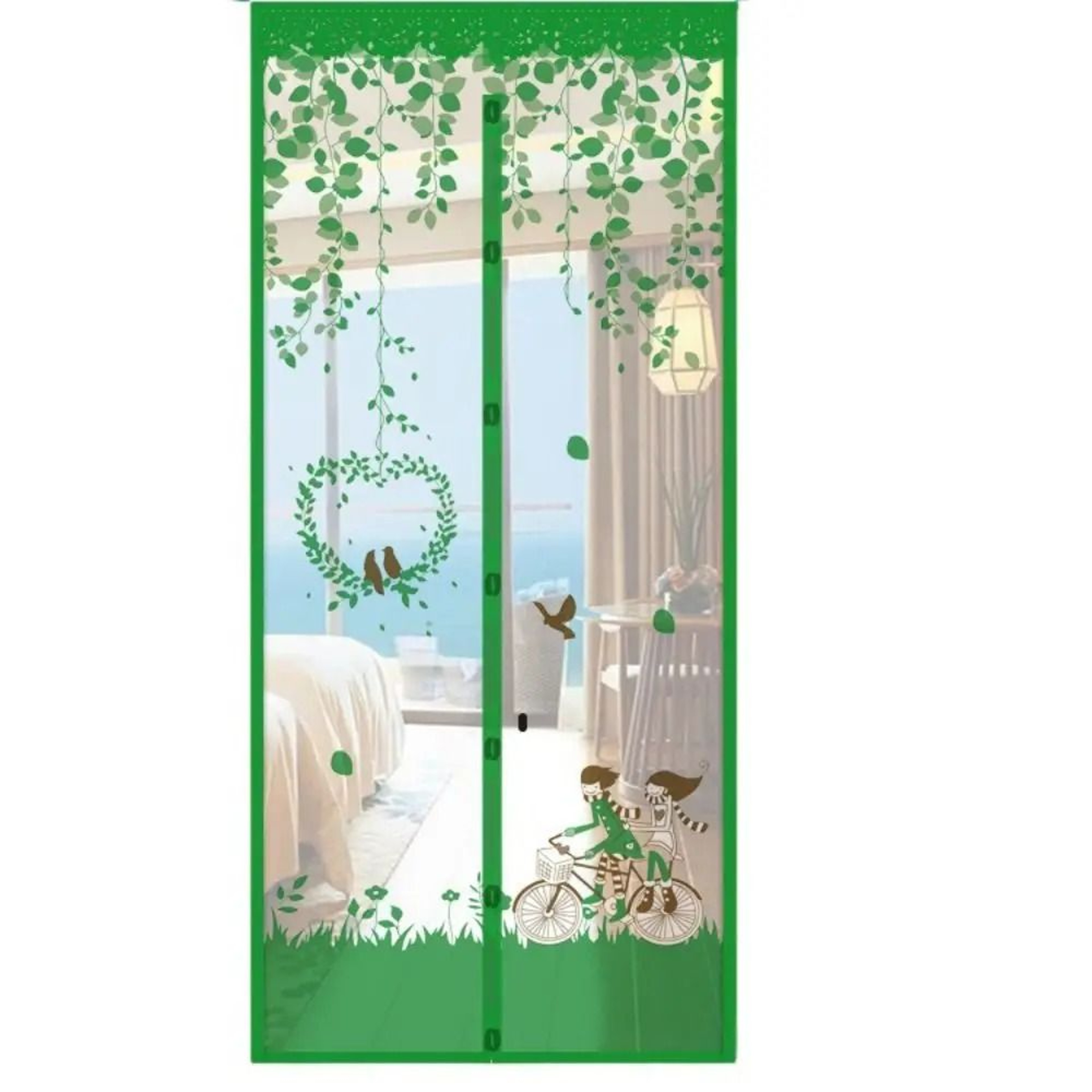 Cartoon Magnetic Screen Door With Automatic Closure 9