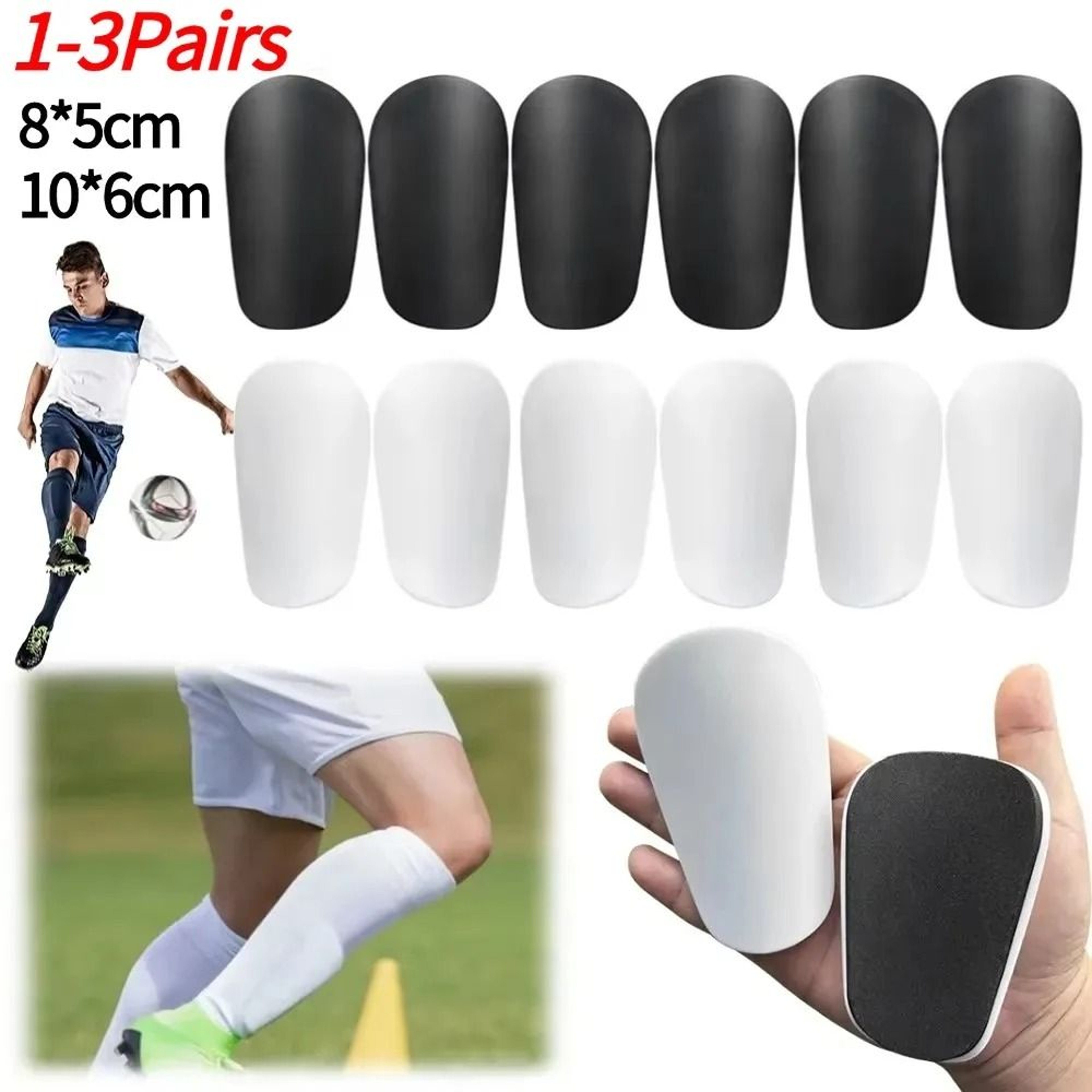 Lightweight EVA Mini Soccer Shin Guards 0
