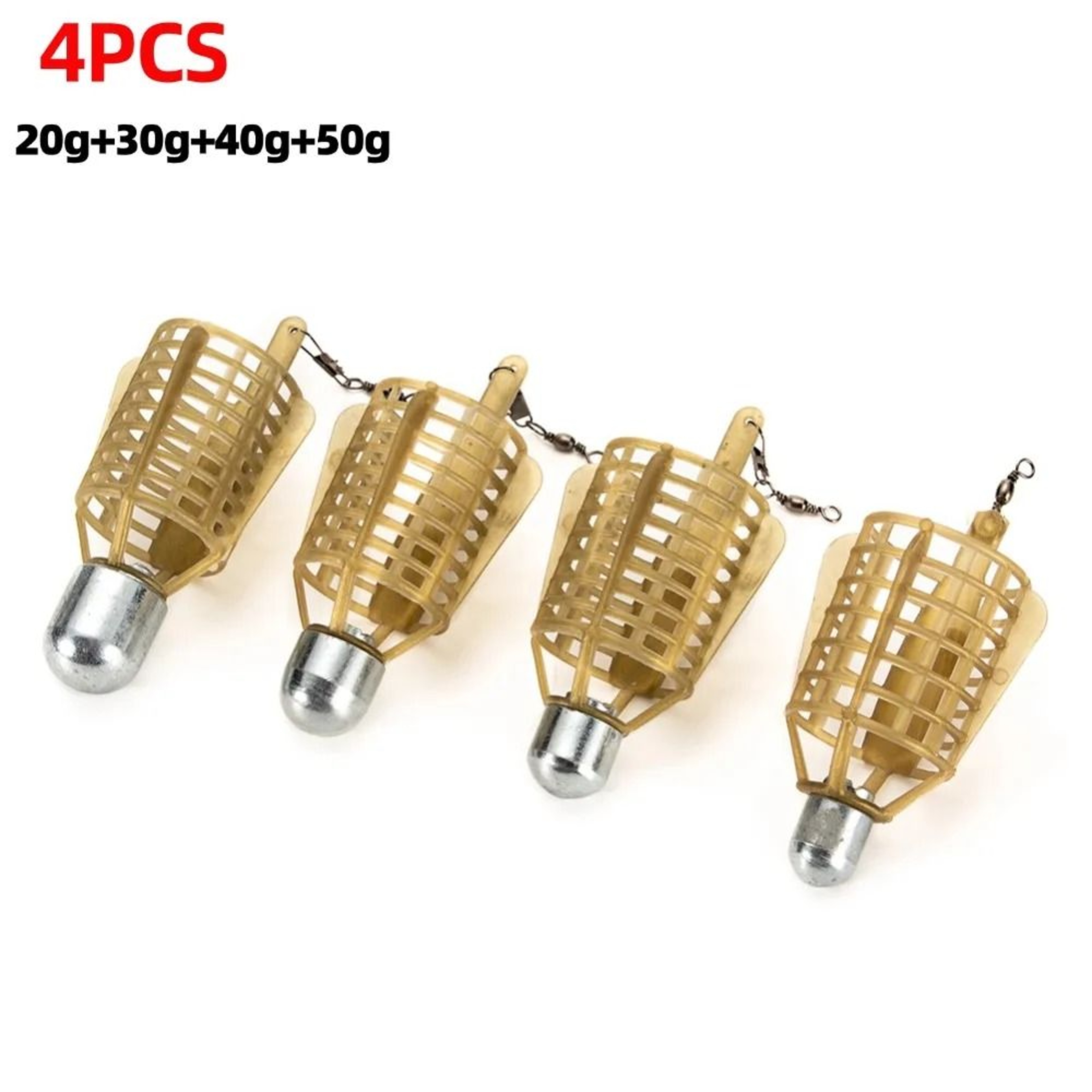 Weighted Carp Fishing Bait Feeder Basket 7