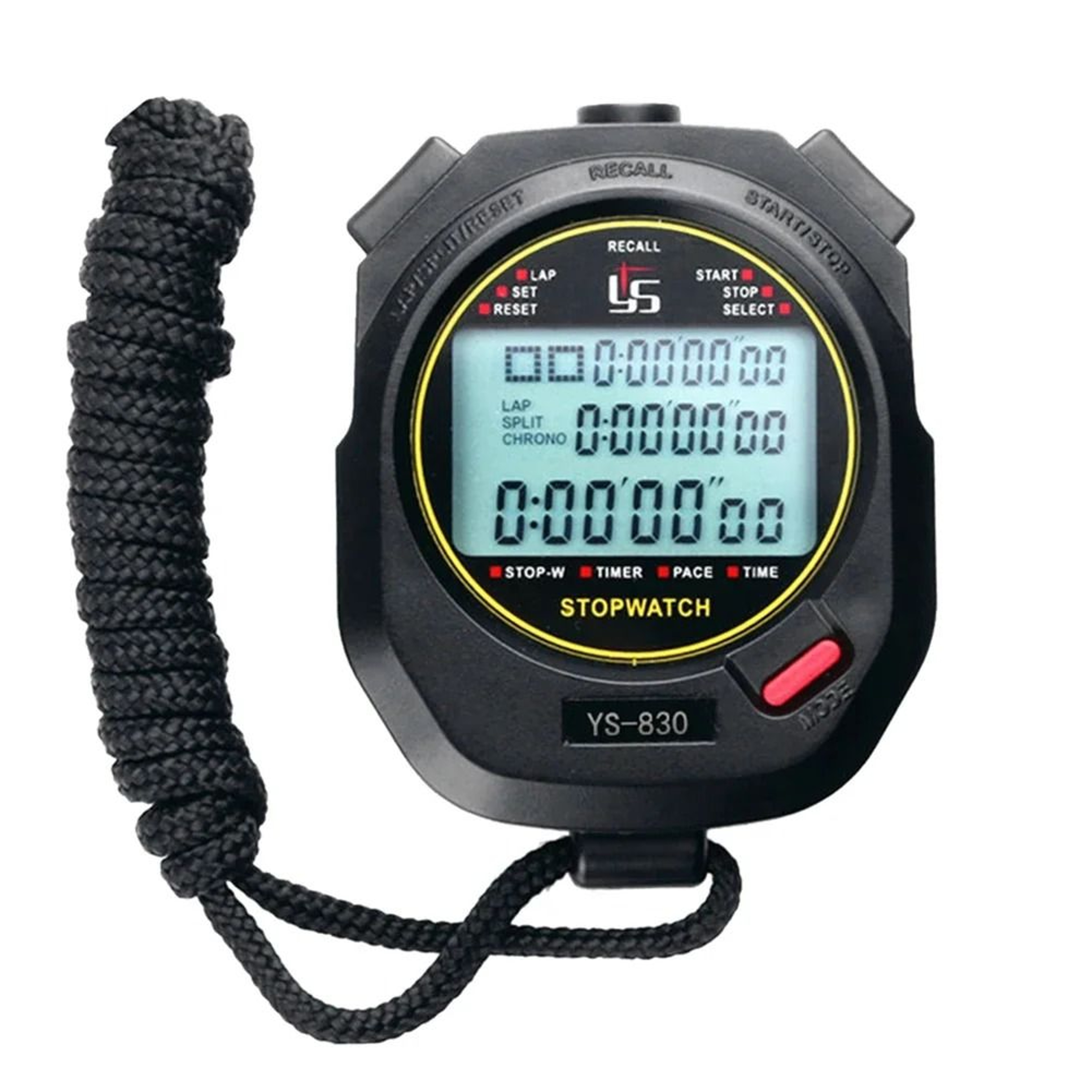 Portable Digital Sports Stopwatch Timer 5
