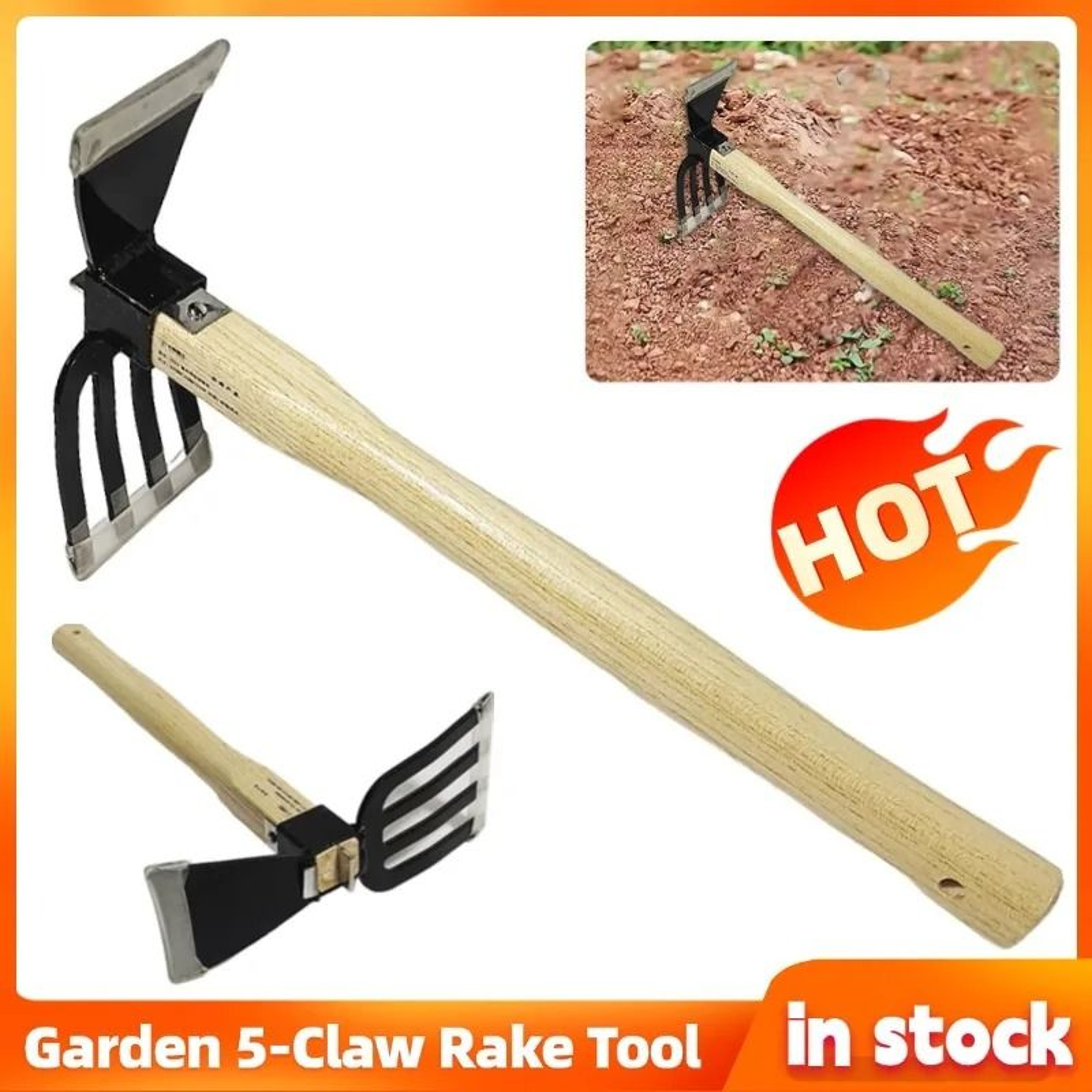 Dual Head Garden Hoe And Cultivator 0