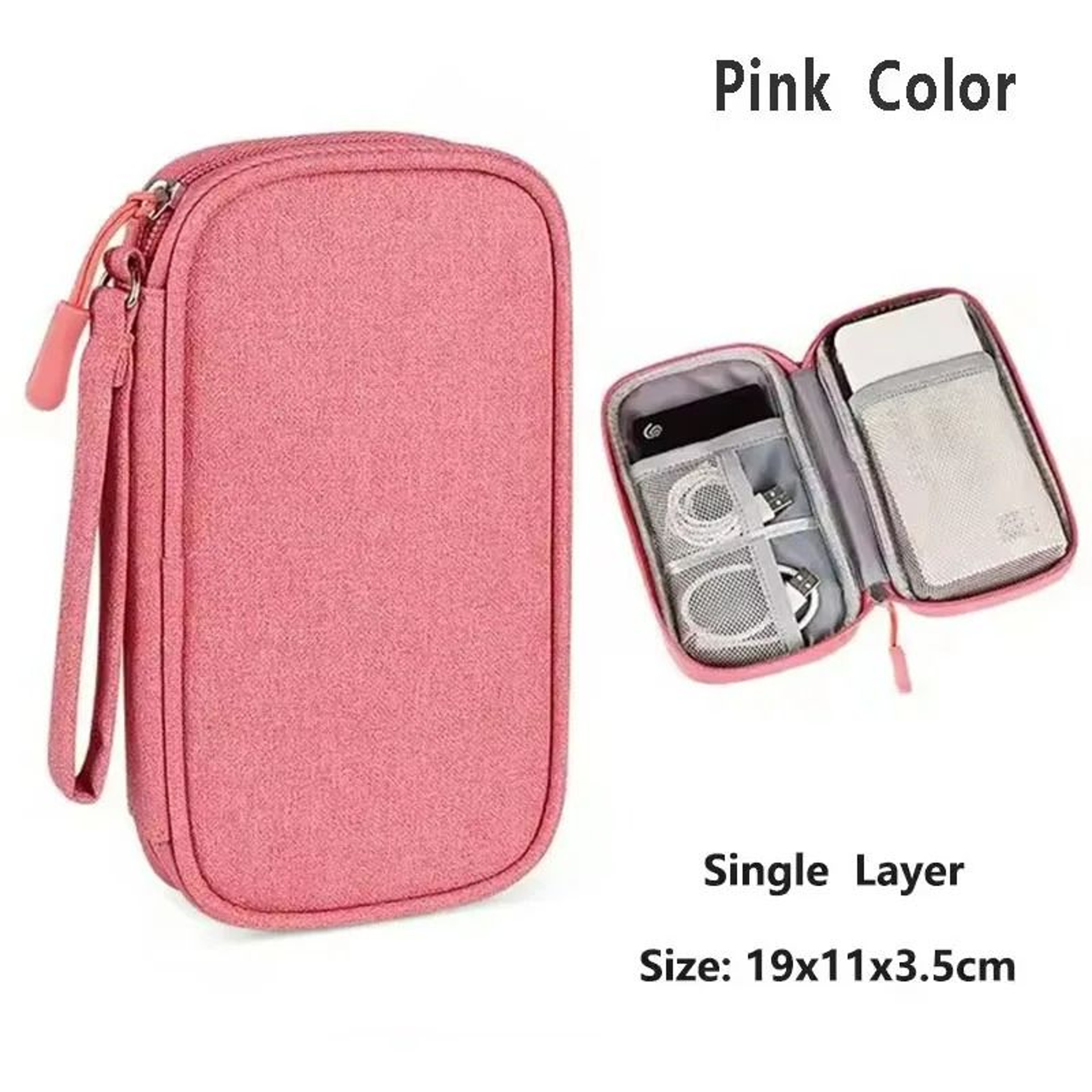 Double Layer Waterproof Travel Cable Organizer Bag 7