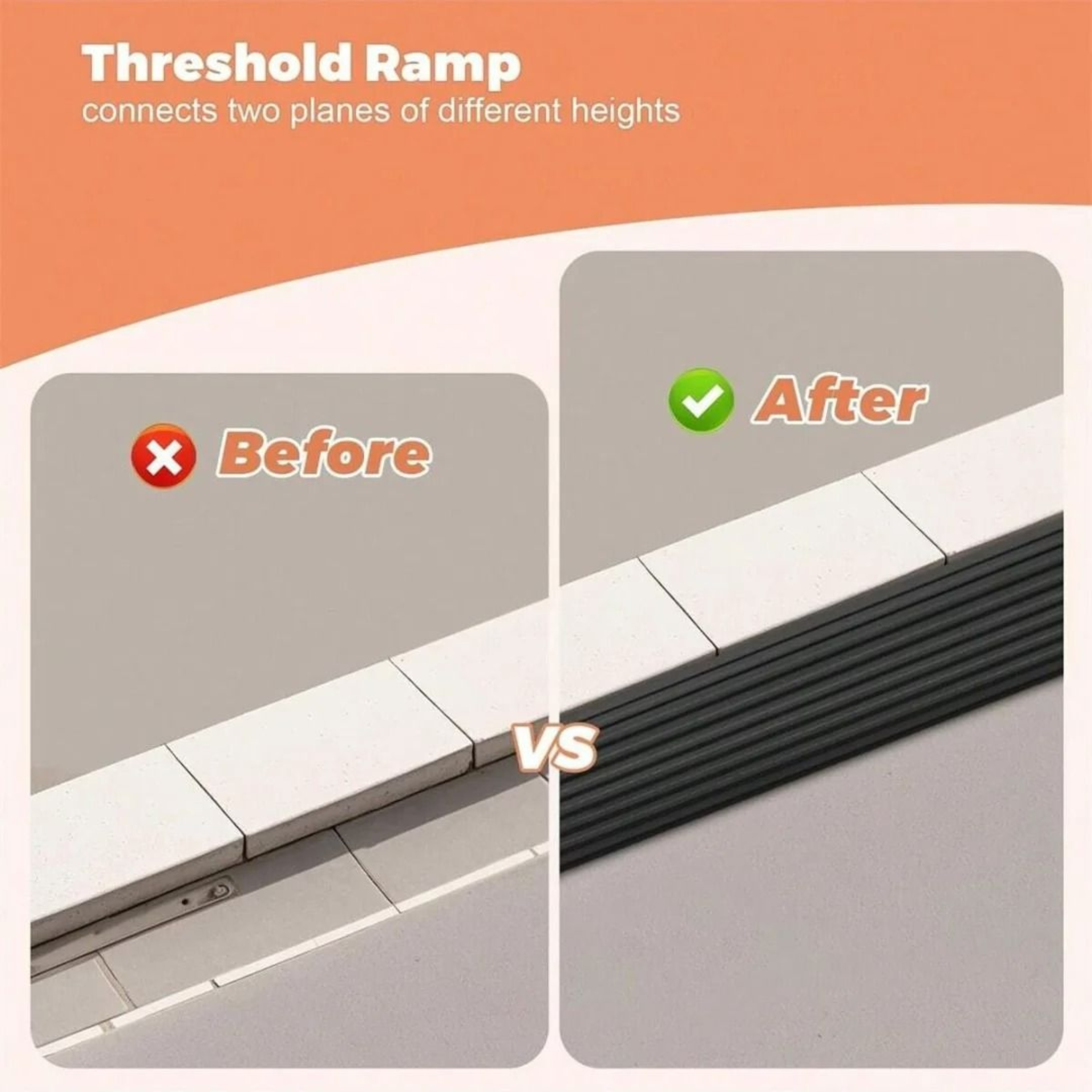 Self Adhesive Door Threshold Ramp For Robot Vacuums 3