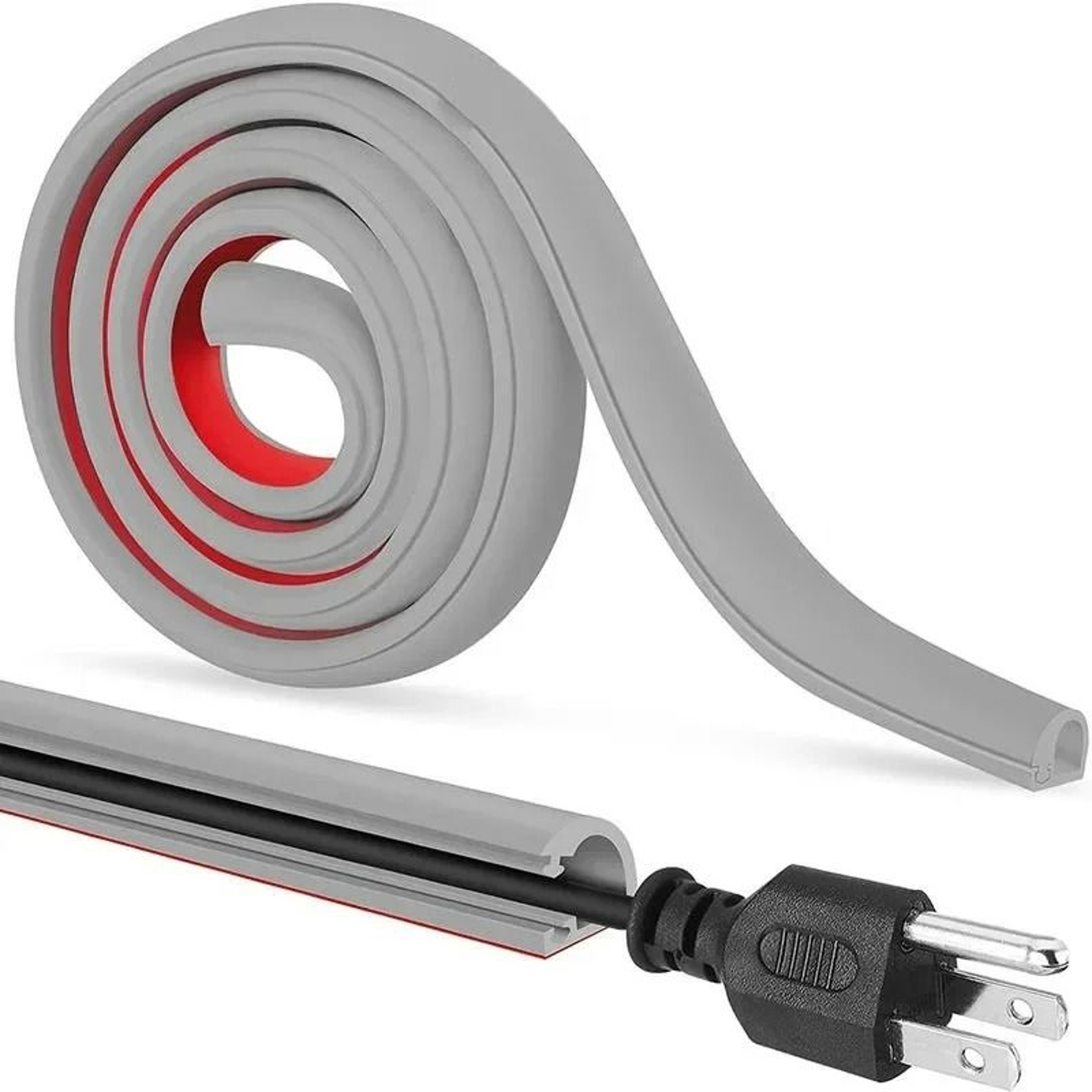 Flexible Self Adhesive Floor And Wall Cable Cover 8