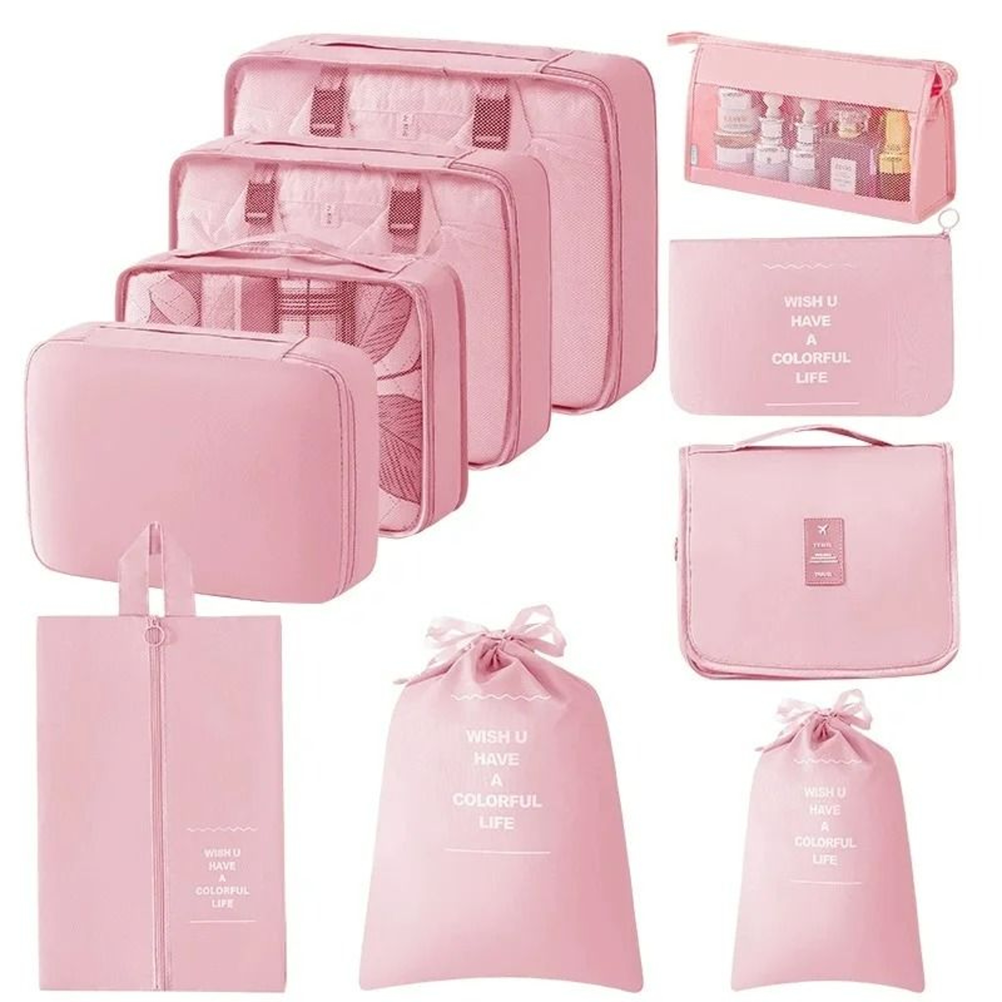 10 Piece Travel Packing Cube Organizer Set 12