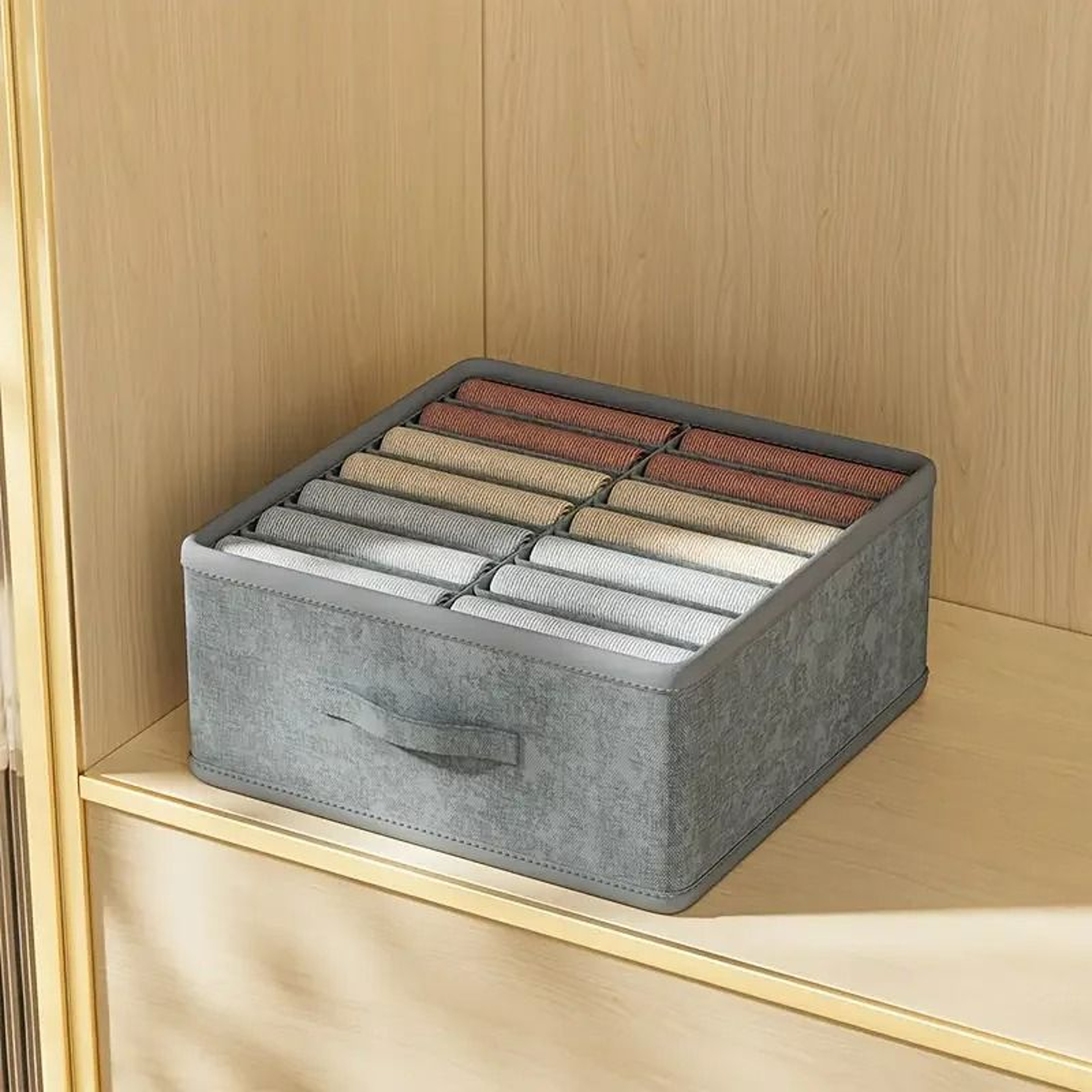 Wardrobe Clothes And Jeans Storage Organizer Box 7