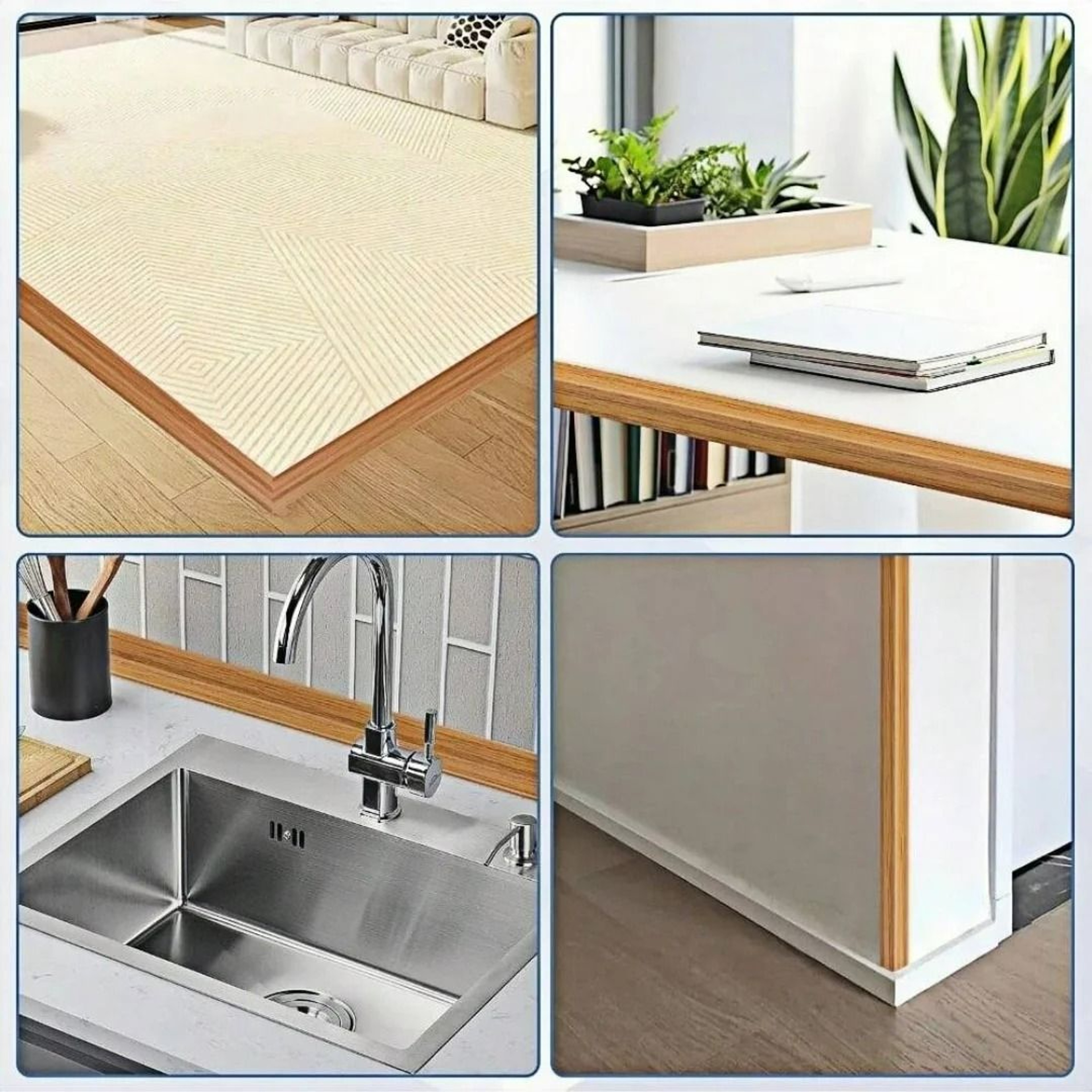 Self Adhesive PVC Corner And Floor Edge Protector 6
