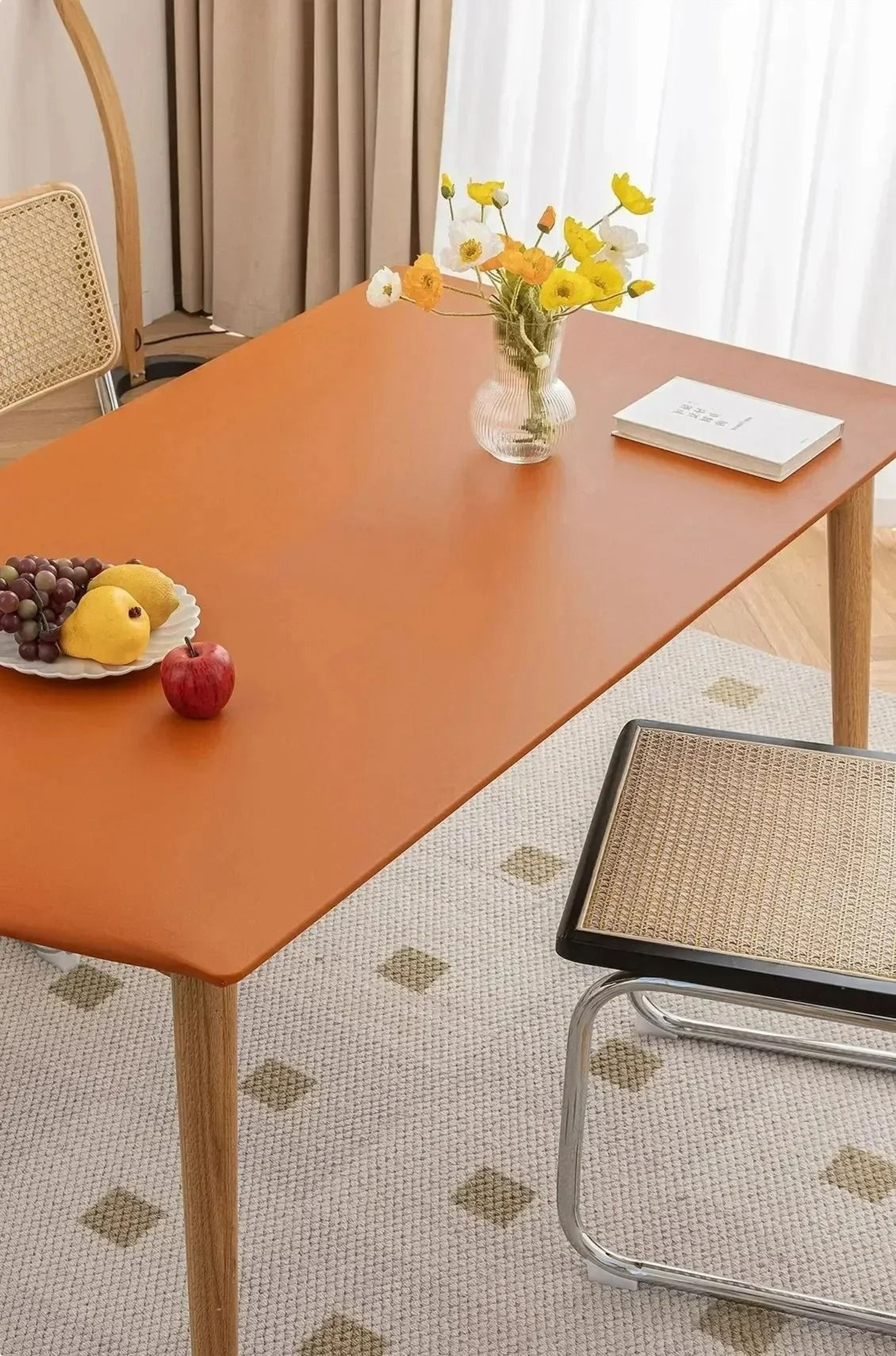 Waterproof Elastic Leather Table Cover Protector 15