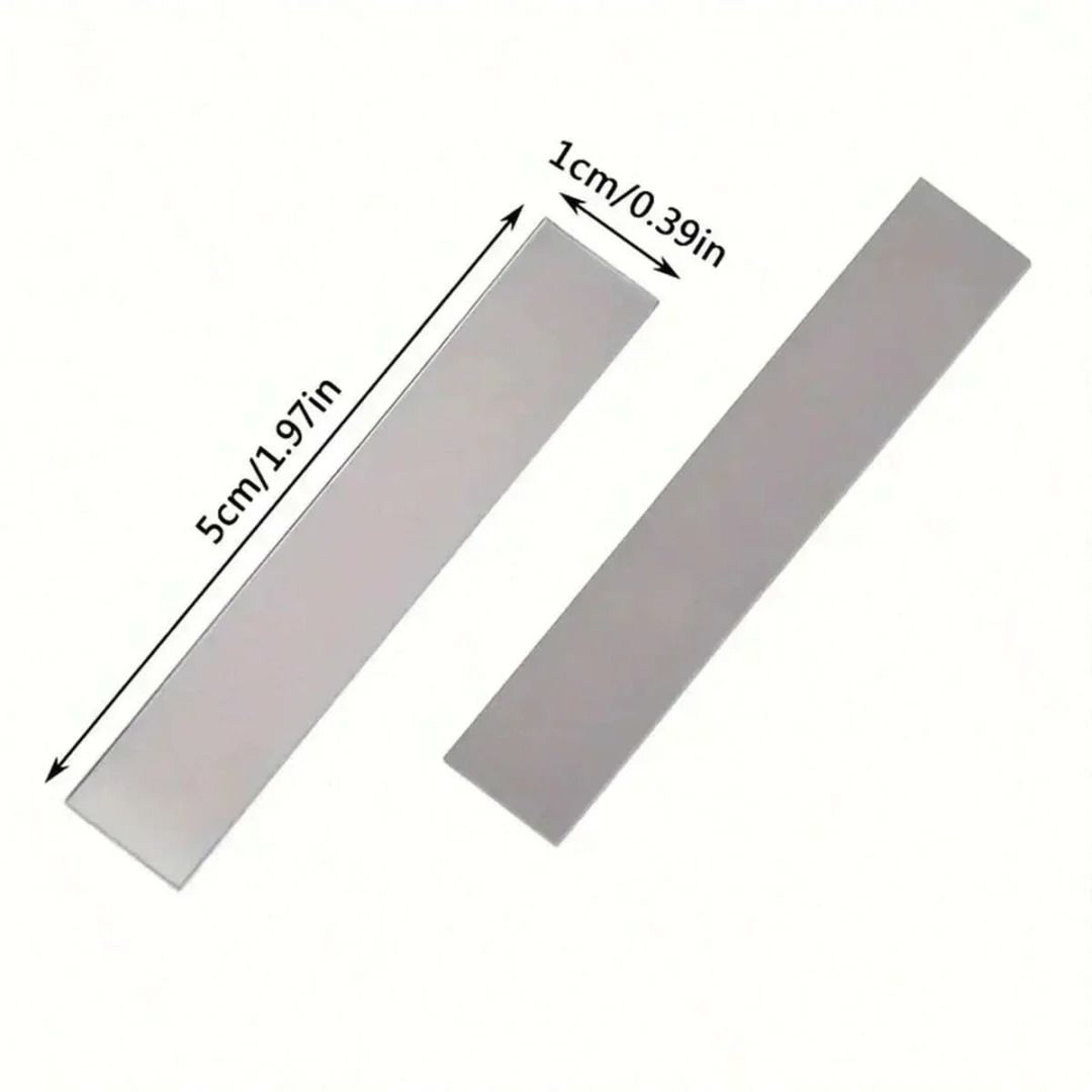 Self Adhesive Rectangular Acrylic Mirror Mosaic Tiles 2