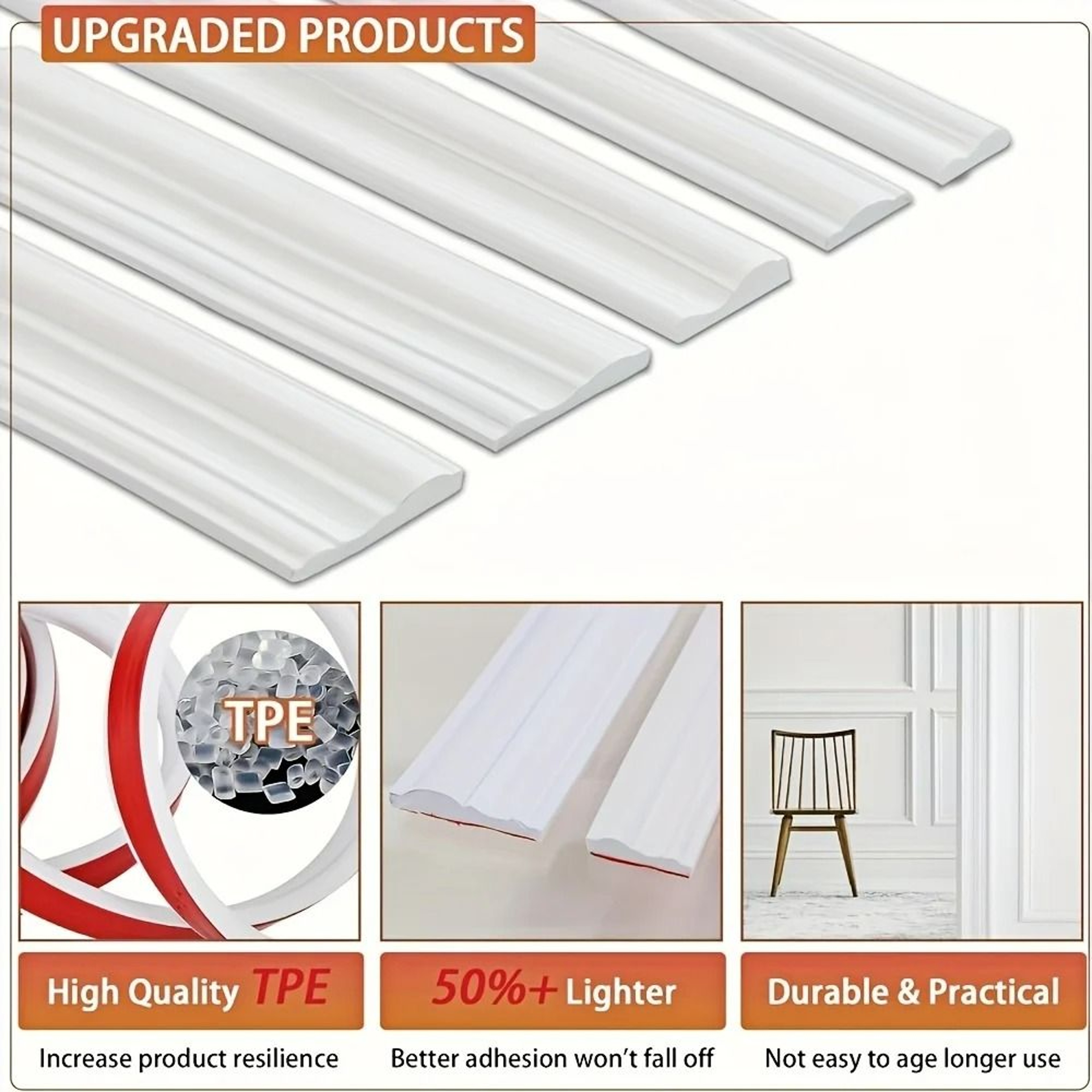 Flexible PVC Decorative Edge Trim Strip 4