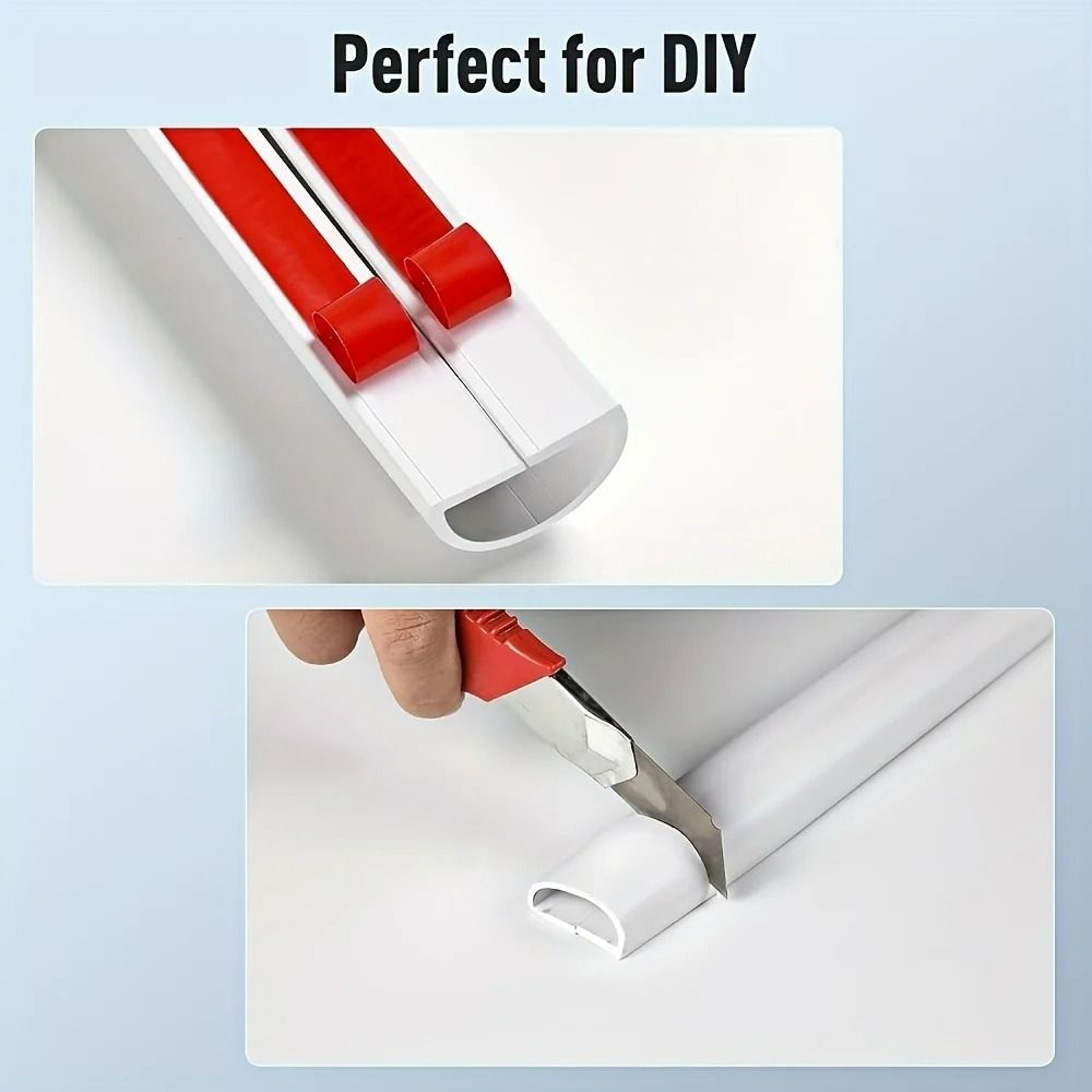 Arc Style Self Adhesive Floor Cord Cover 3
