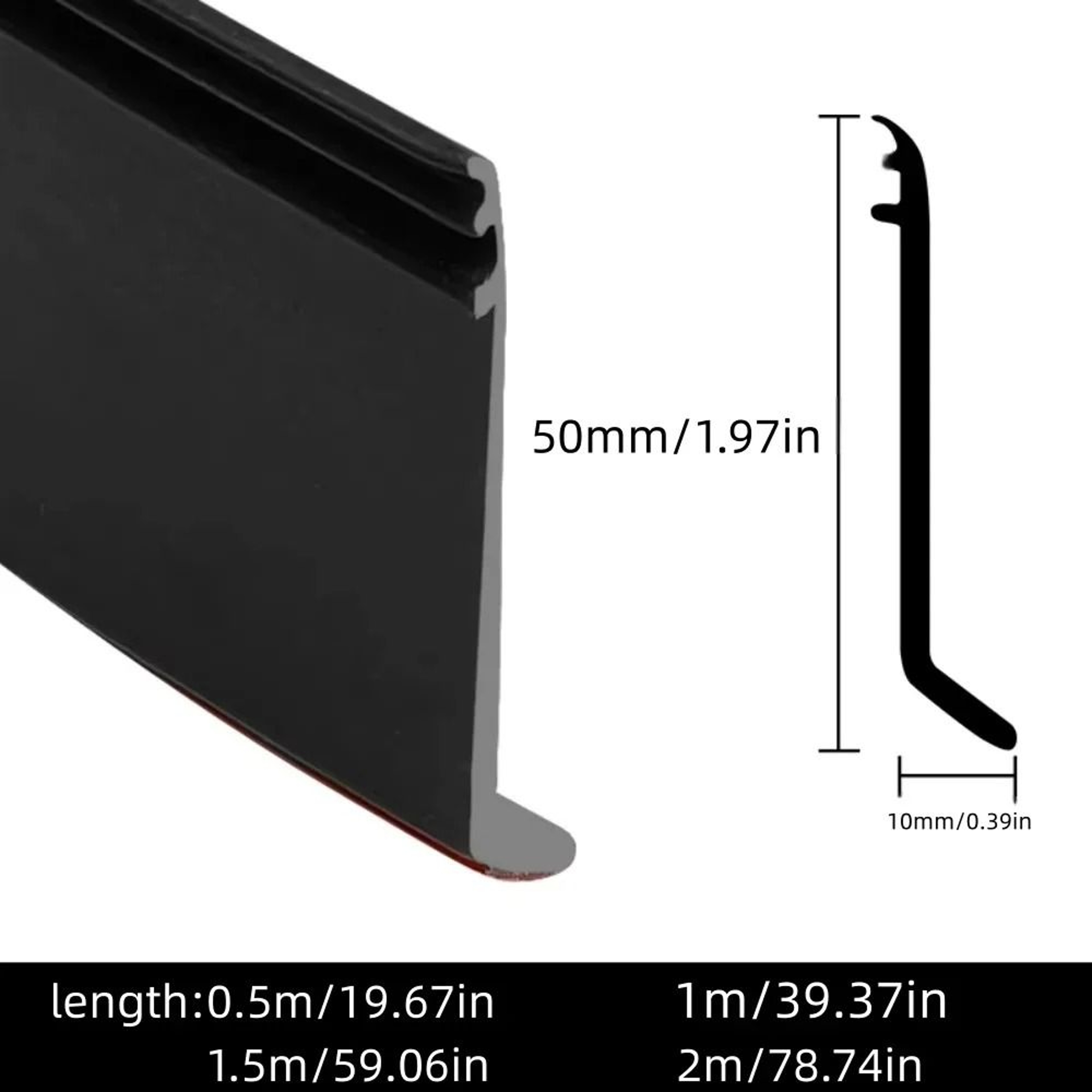 Flexible Self Adhesive Window Rain Drip Guard 2
