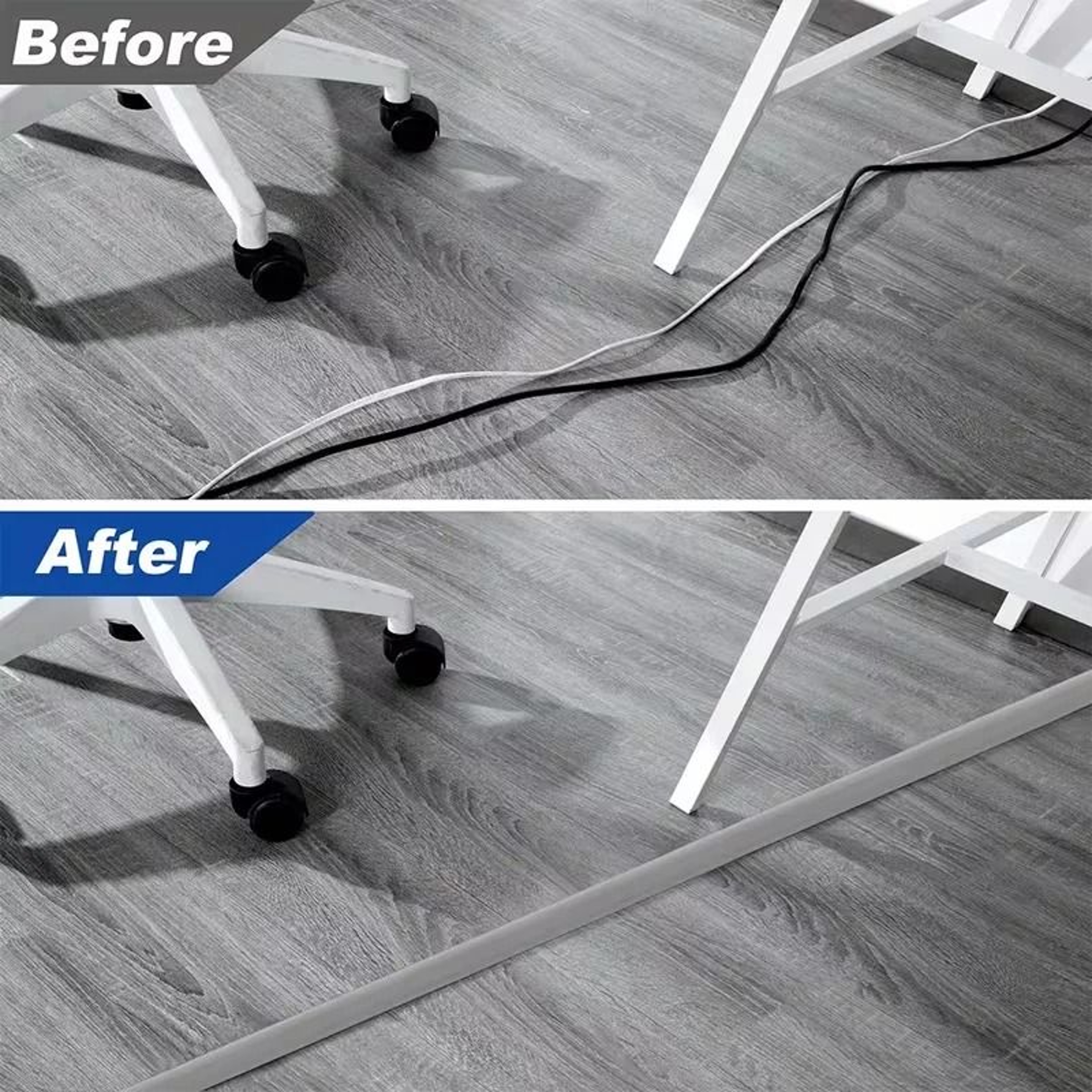 Low Profile Floor Cord Cover And Cable Protector 5