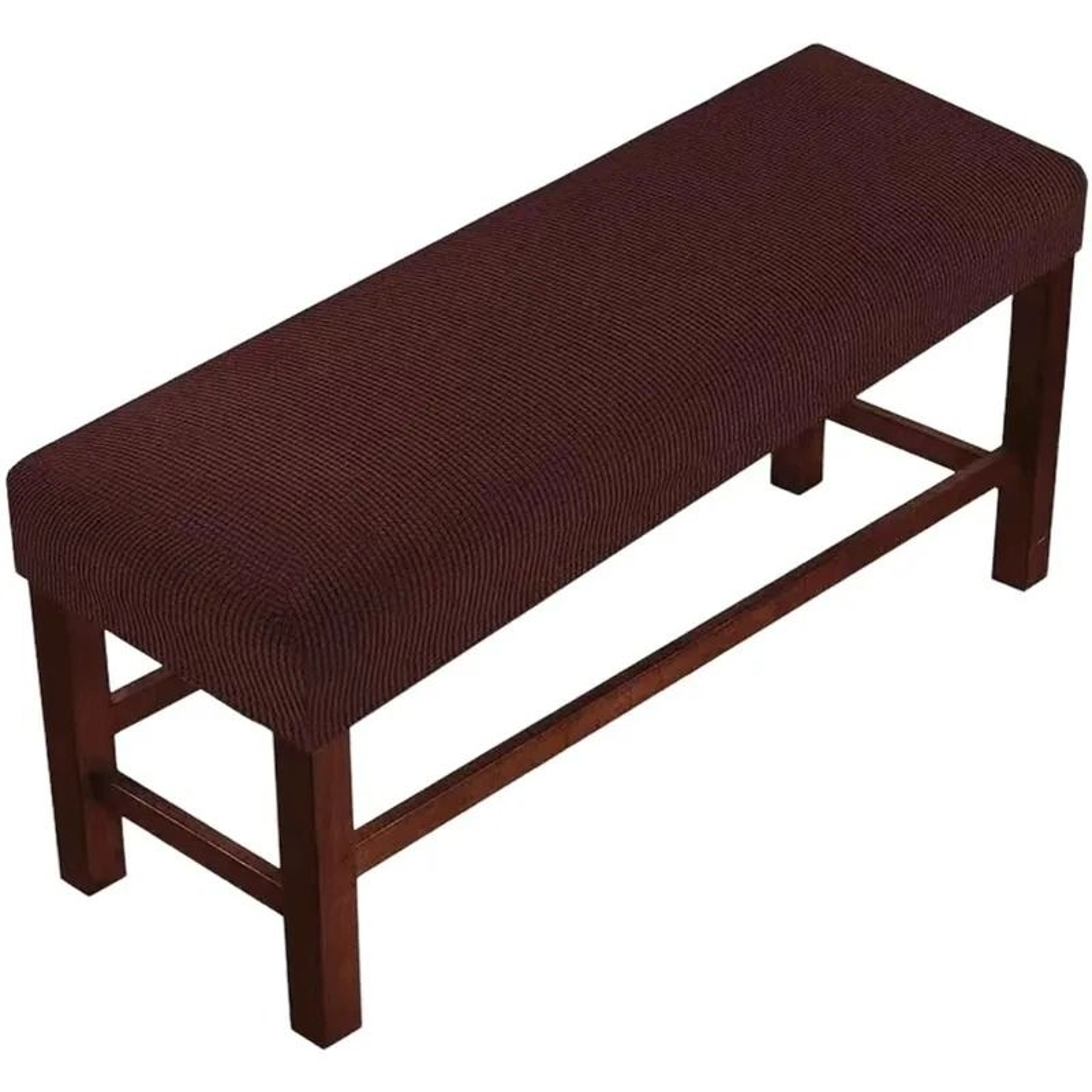 Stretch Washable Long Bench Seat Cover 7