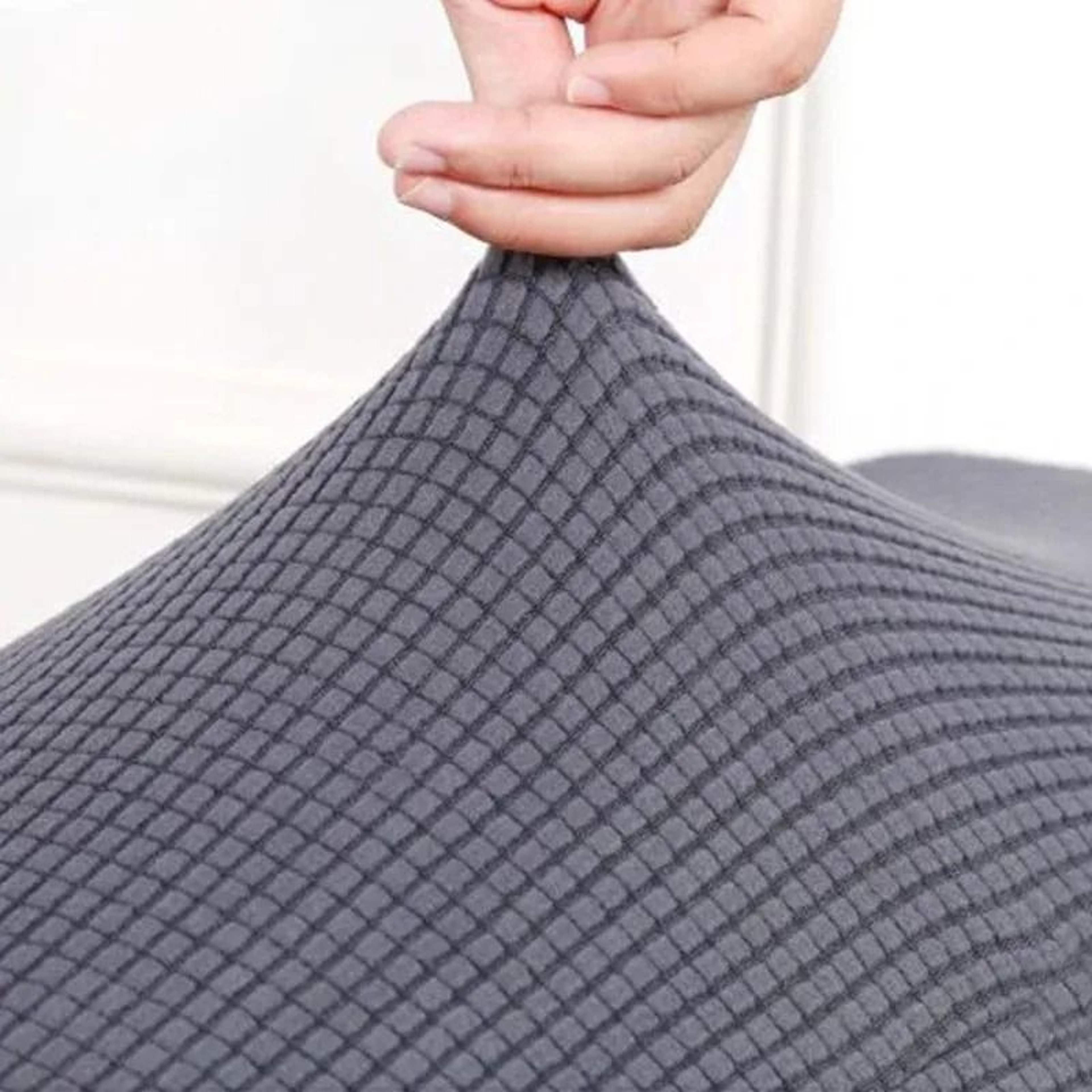 Stretch Washable Long Bench Seat Cover 3