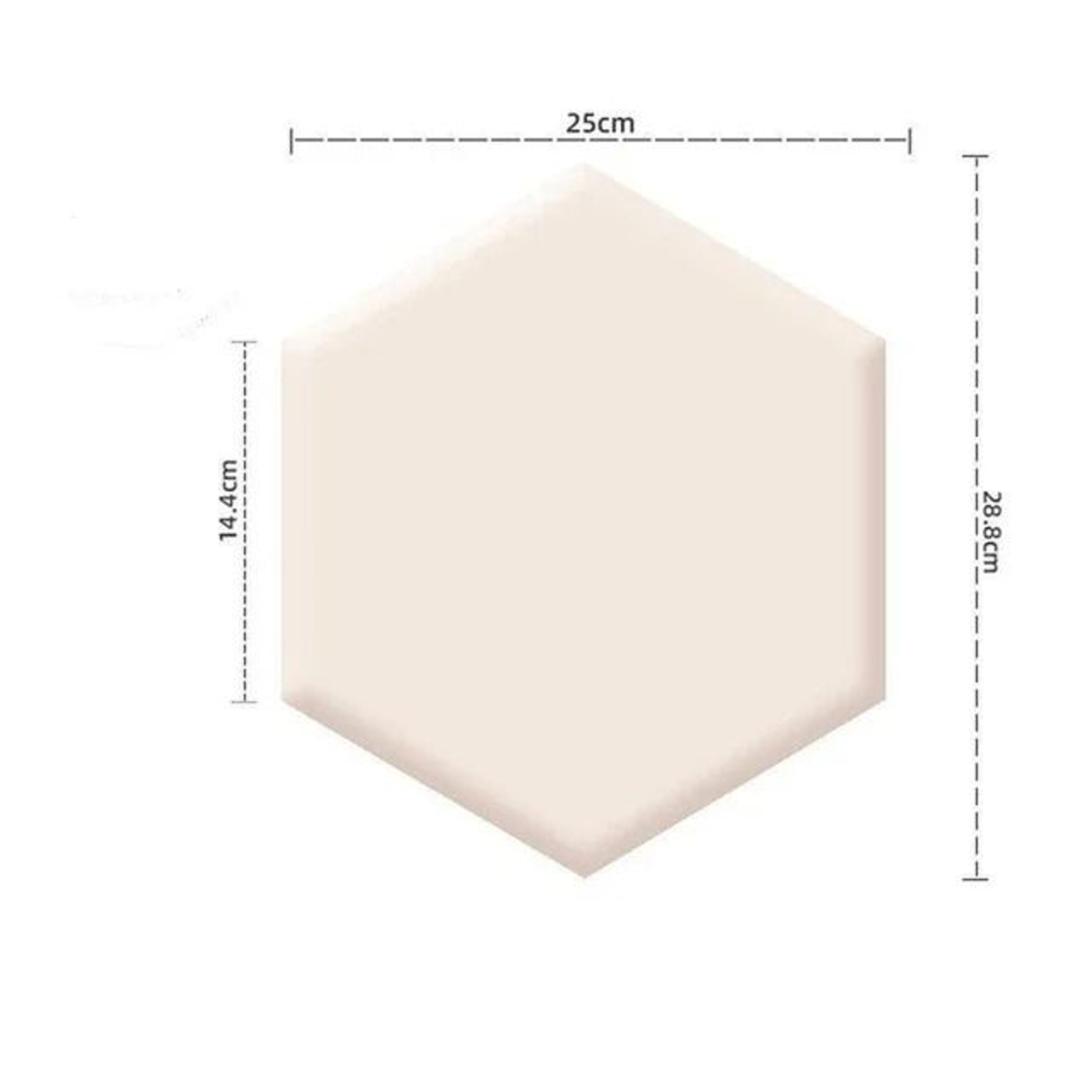 Hexagon Self Adhesive Padded Headboard Wall Panel 10