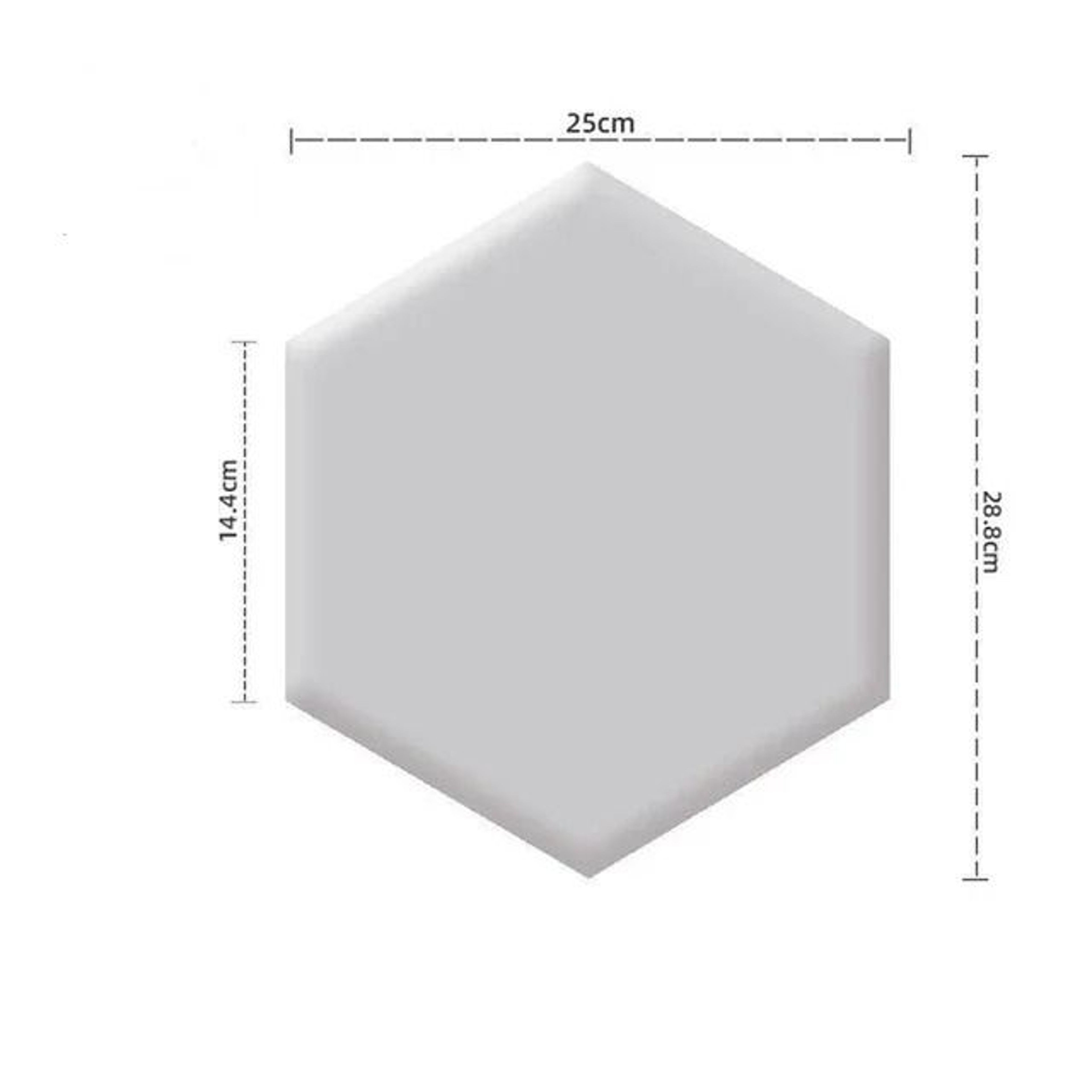 Hexagon Self Adhesive Padded Headboard Wall Panel 6