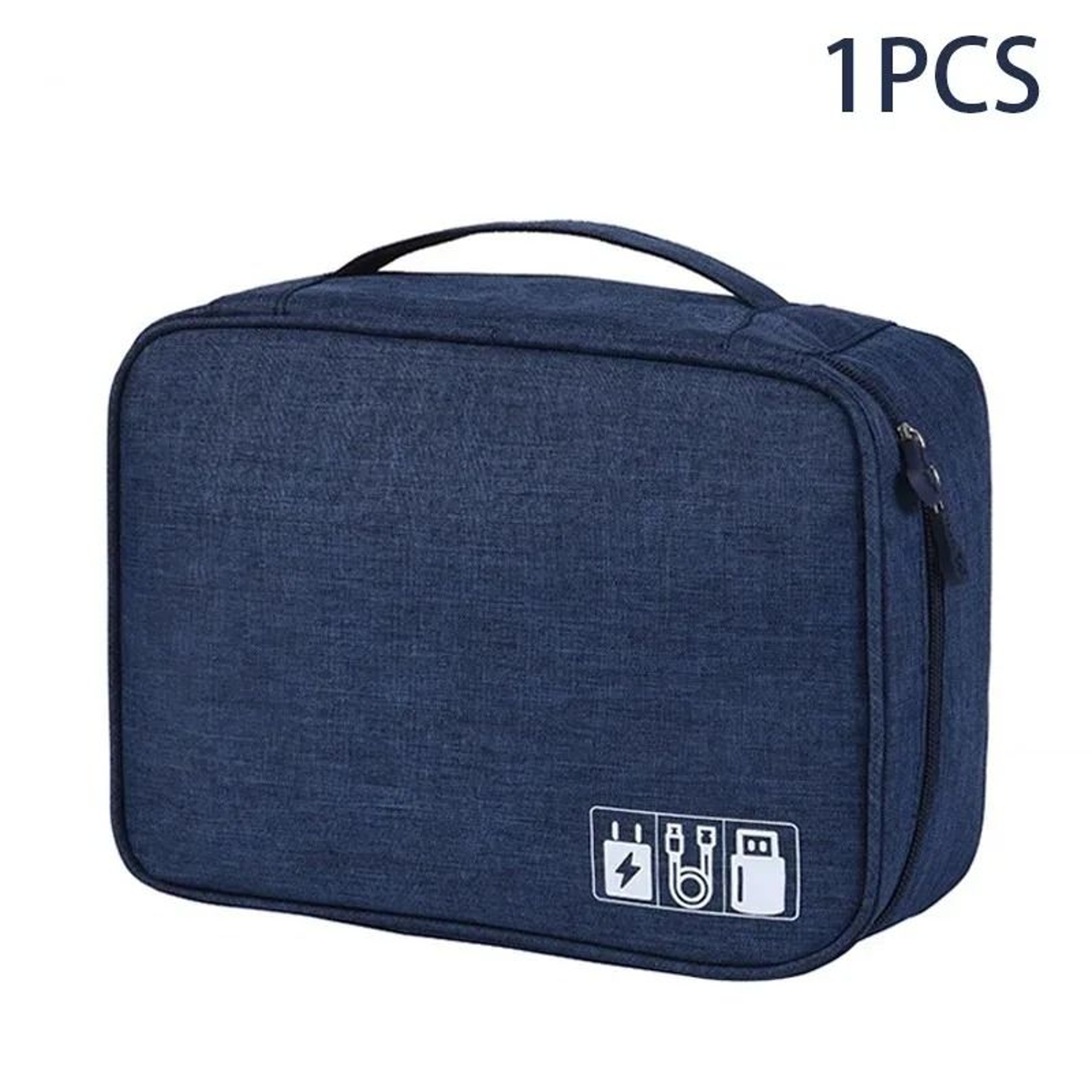 Portable Travel Cable And Electronics Organizer Bag 10