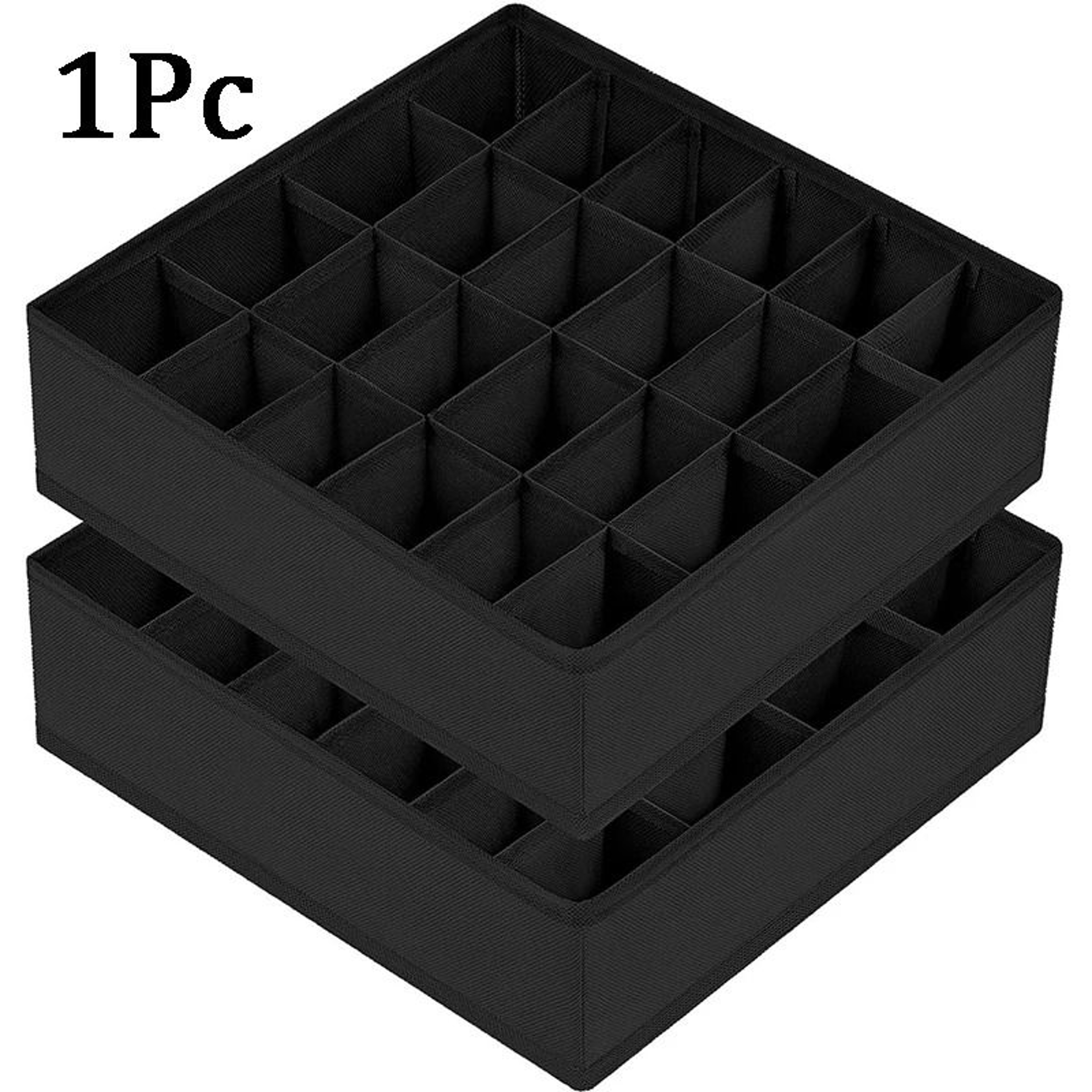 24 Cell Collapsible Sock Drawer Organizer 5