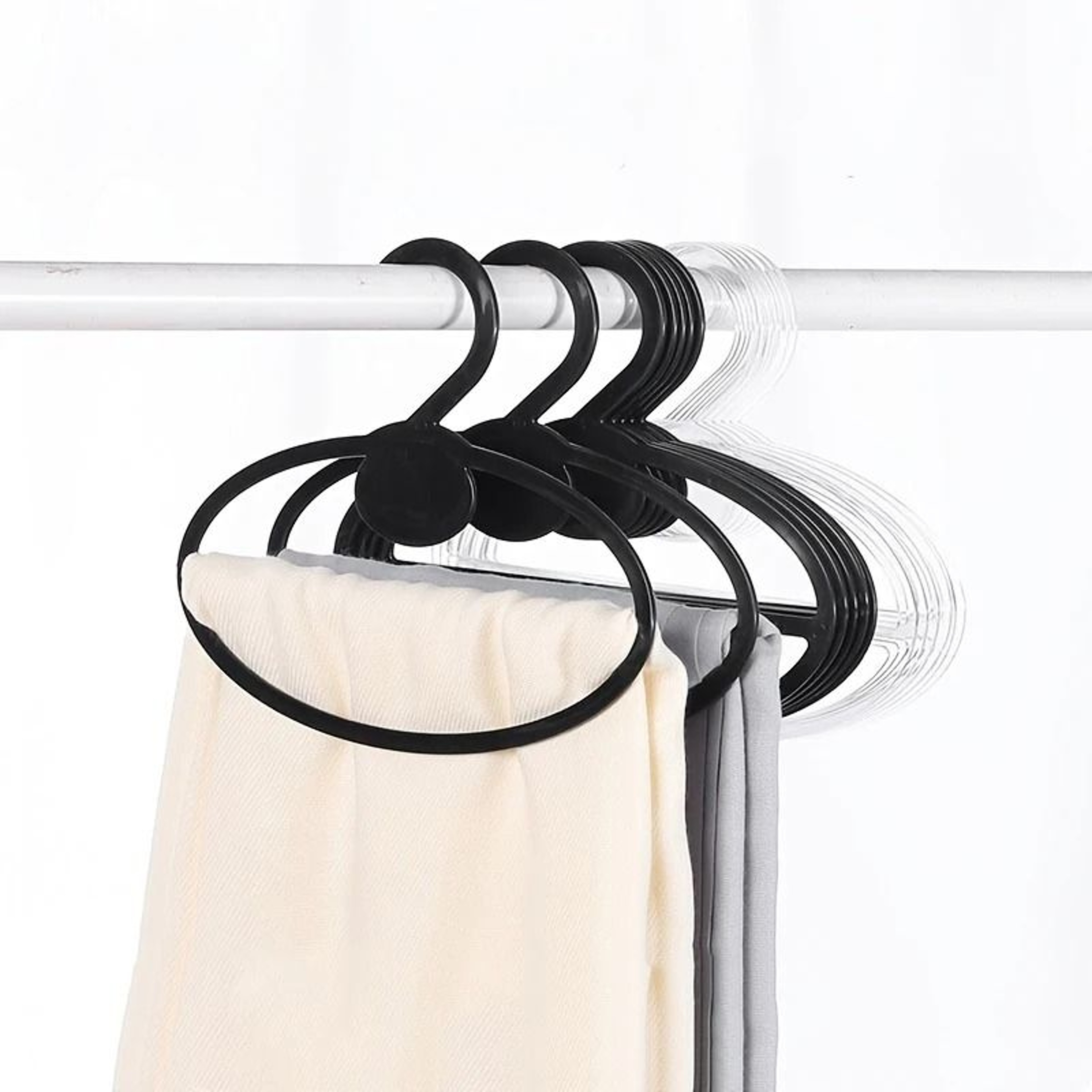 10 Piece Oval Scarf And Accessory Hanger Set 2