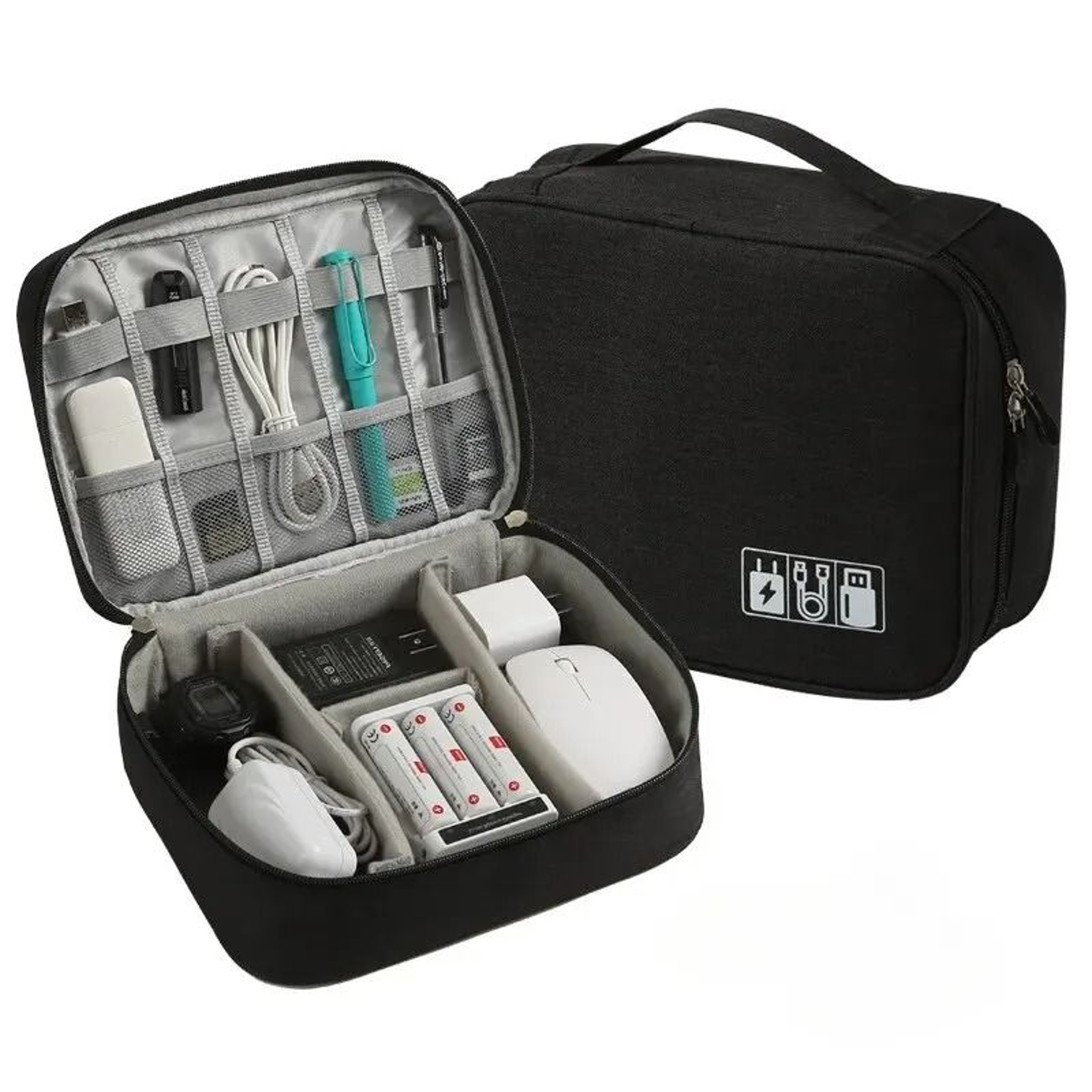 Large Capacity Electronics Travel Organizer Bag 7