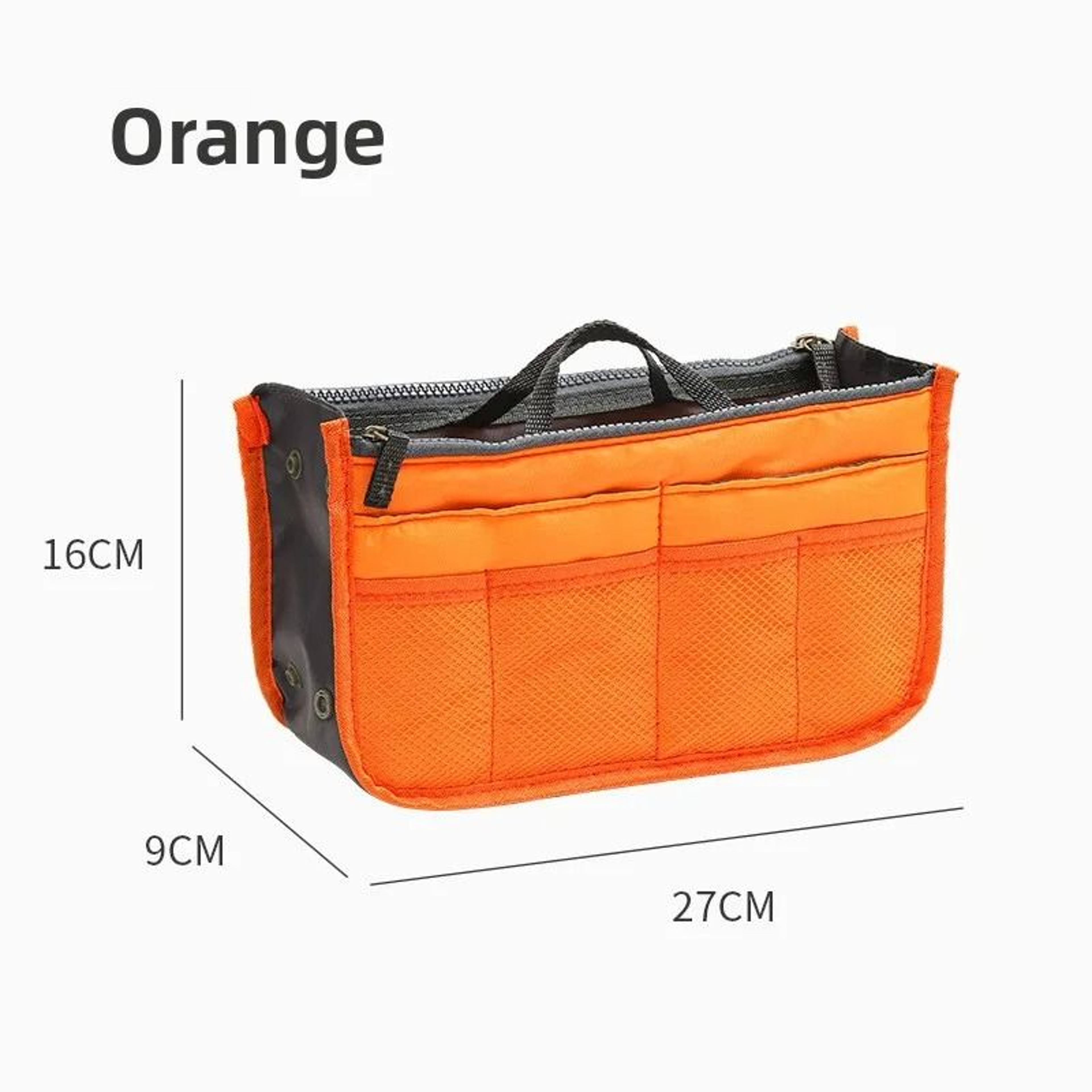 Thickened Double Zipper Cosmetic Storage Case 9