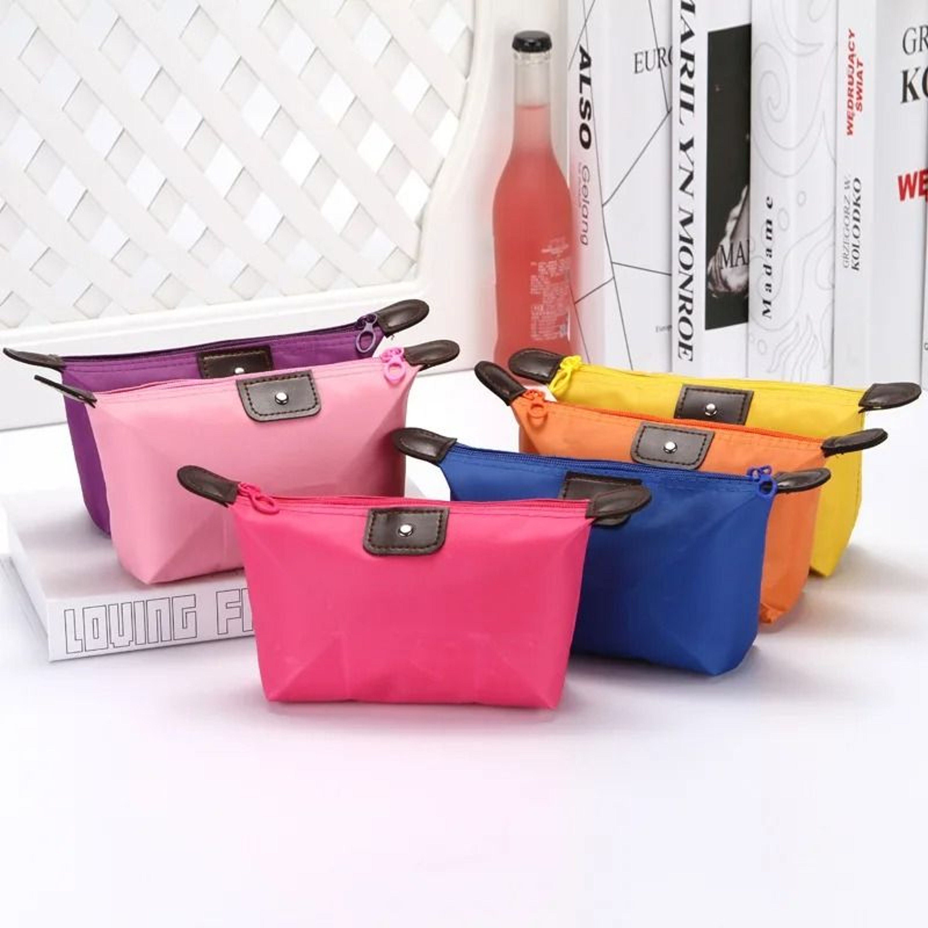 Candy Color Foldable Travel Makeup Organizer 4