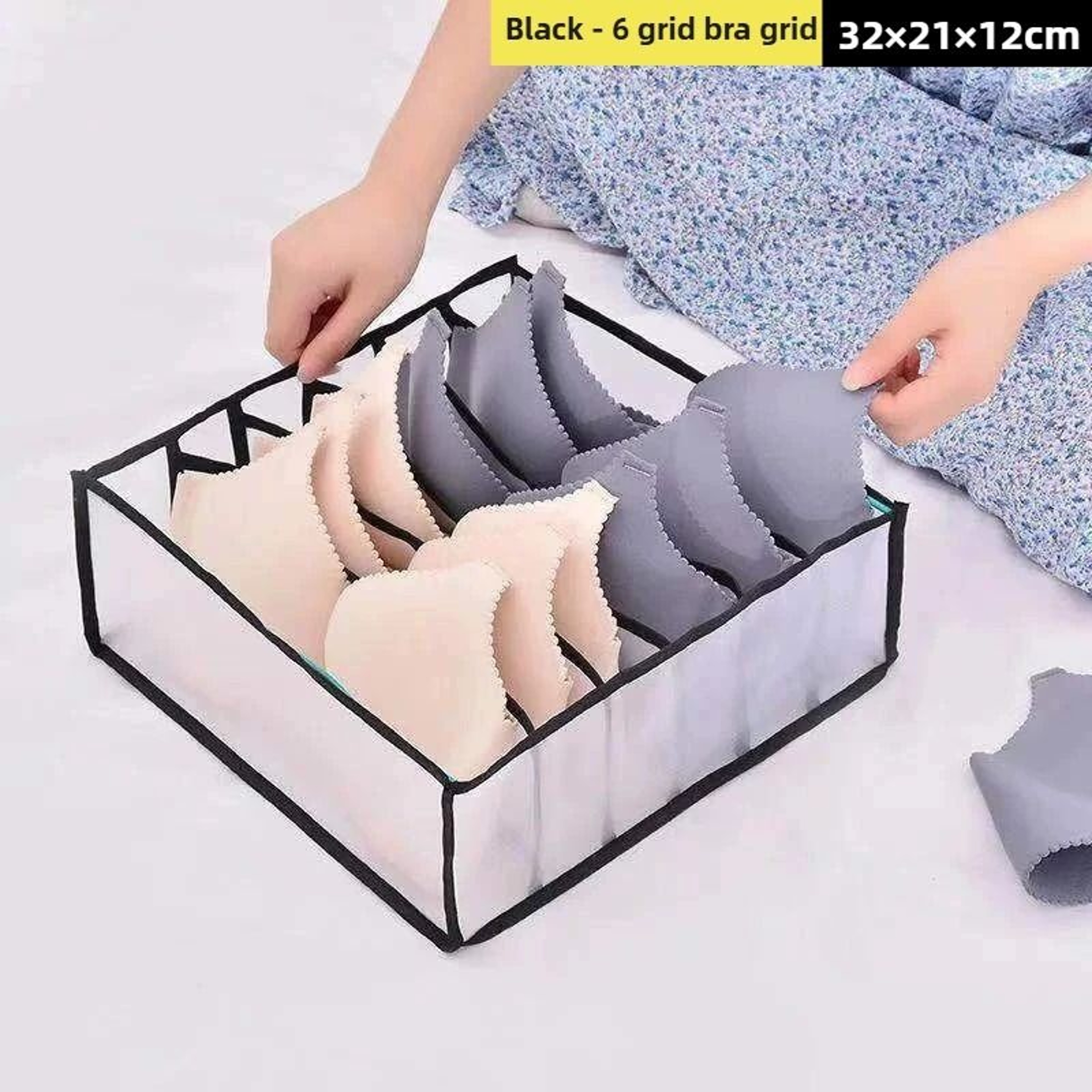 Foldable Mesh Bra And Underwear Organizer 16
