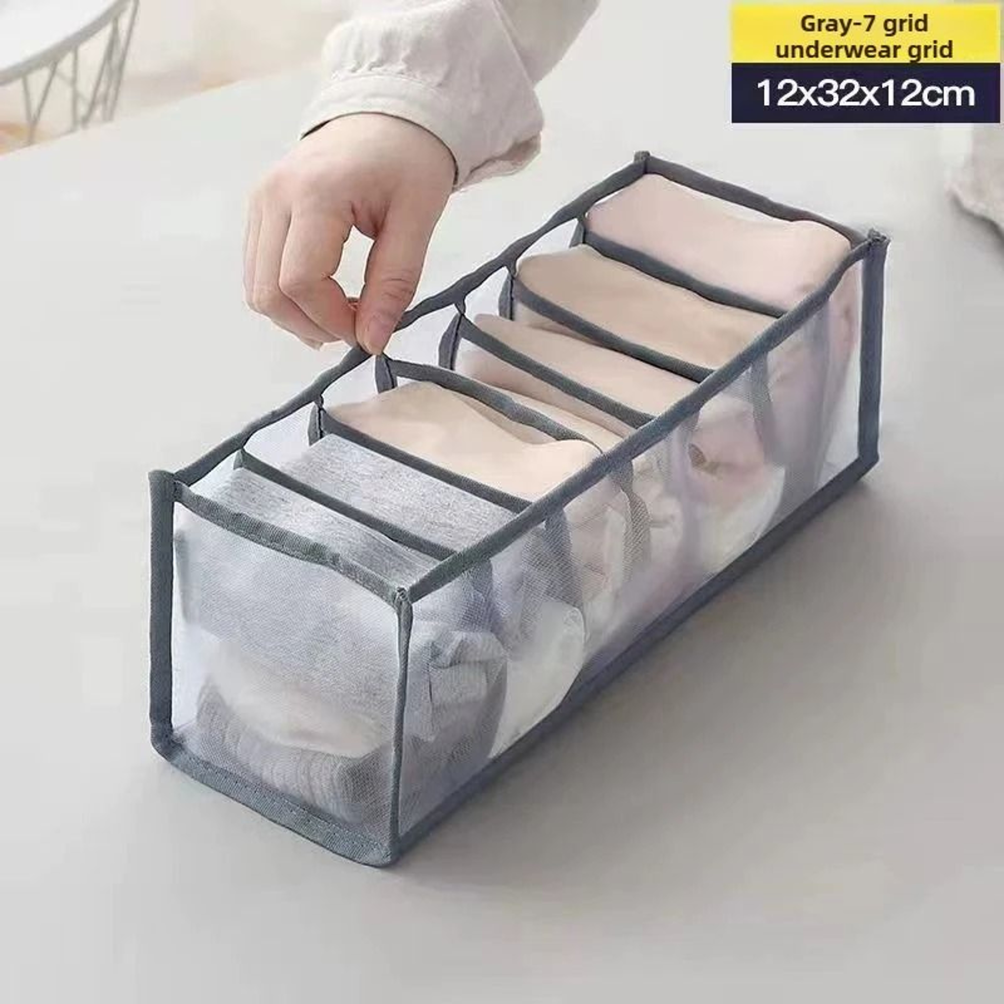 Foldable Mesh Bra And Underwear Organizer 14