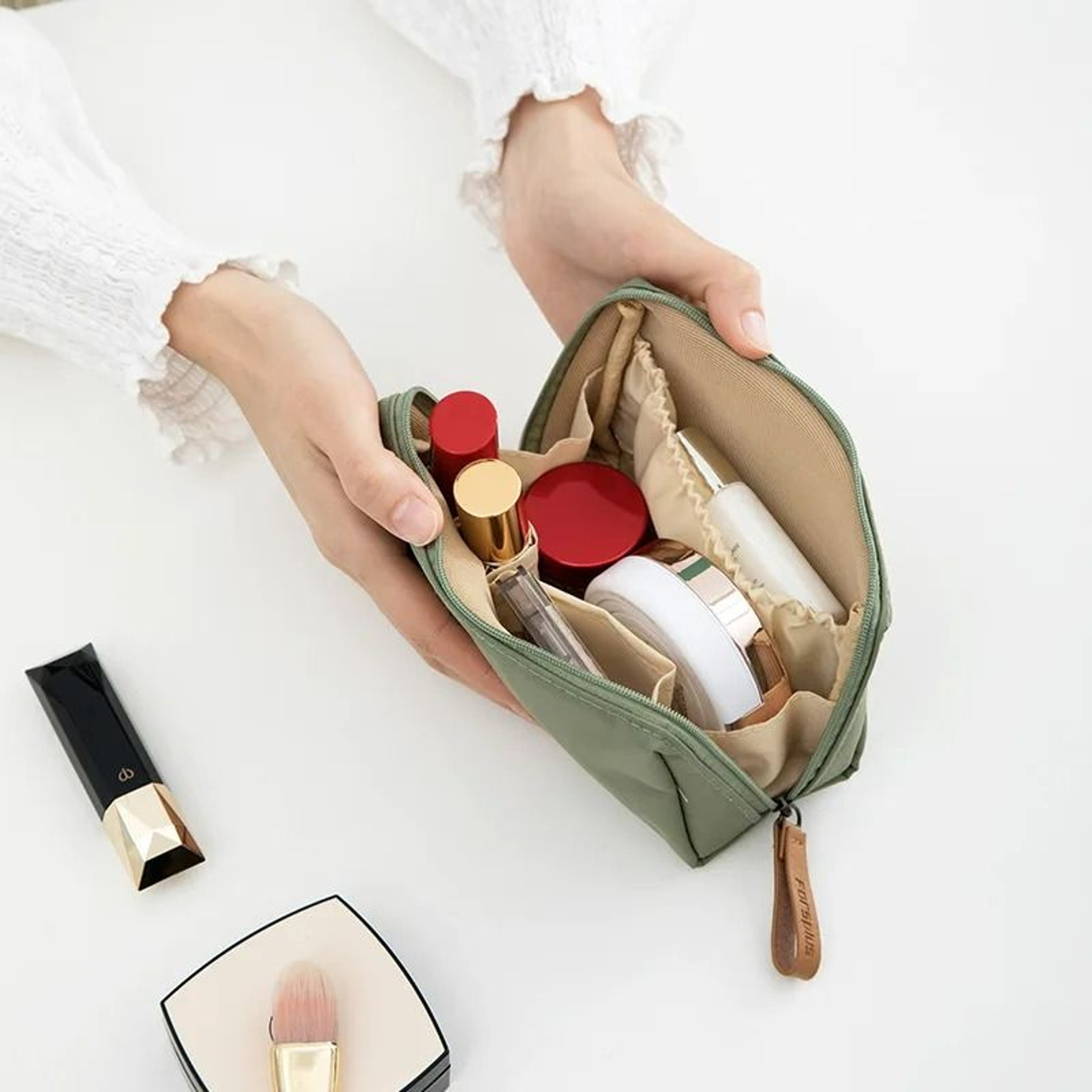 Compact Waterproof Makeup And Coin Pouch 6