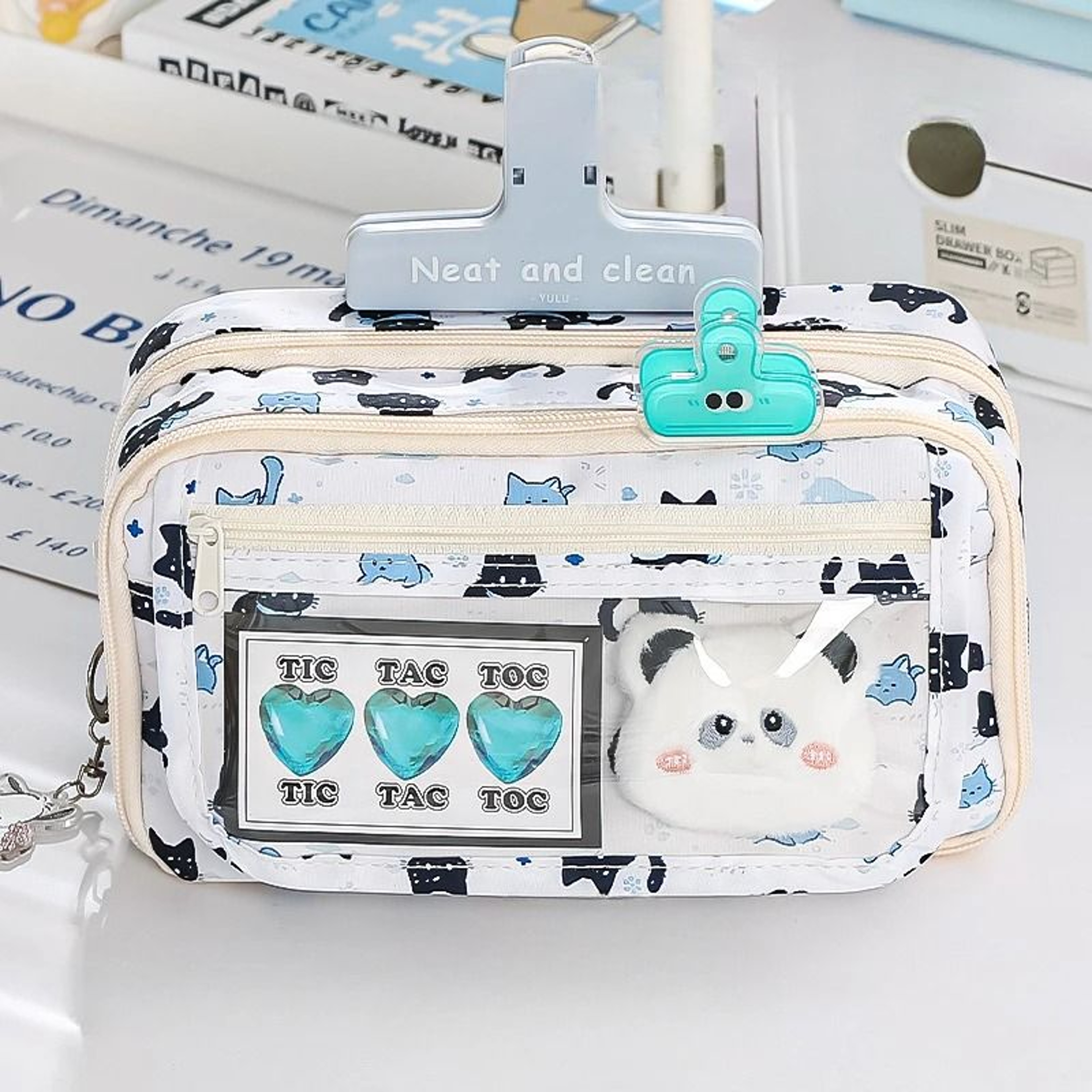 Nine Layer Cartoon Flip Pencil Organizer 4