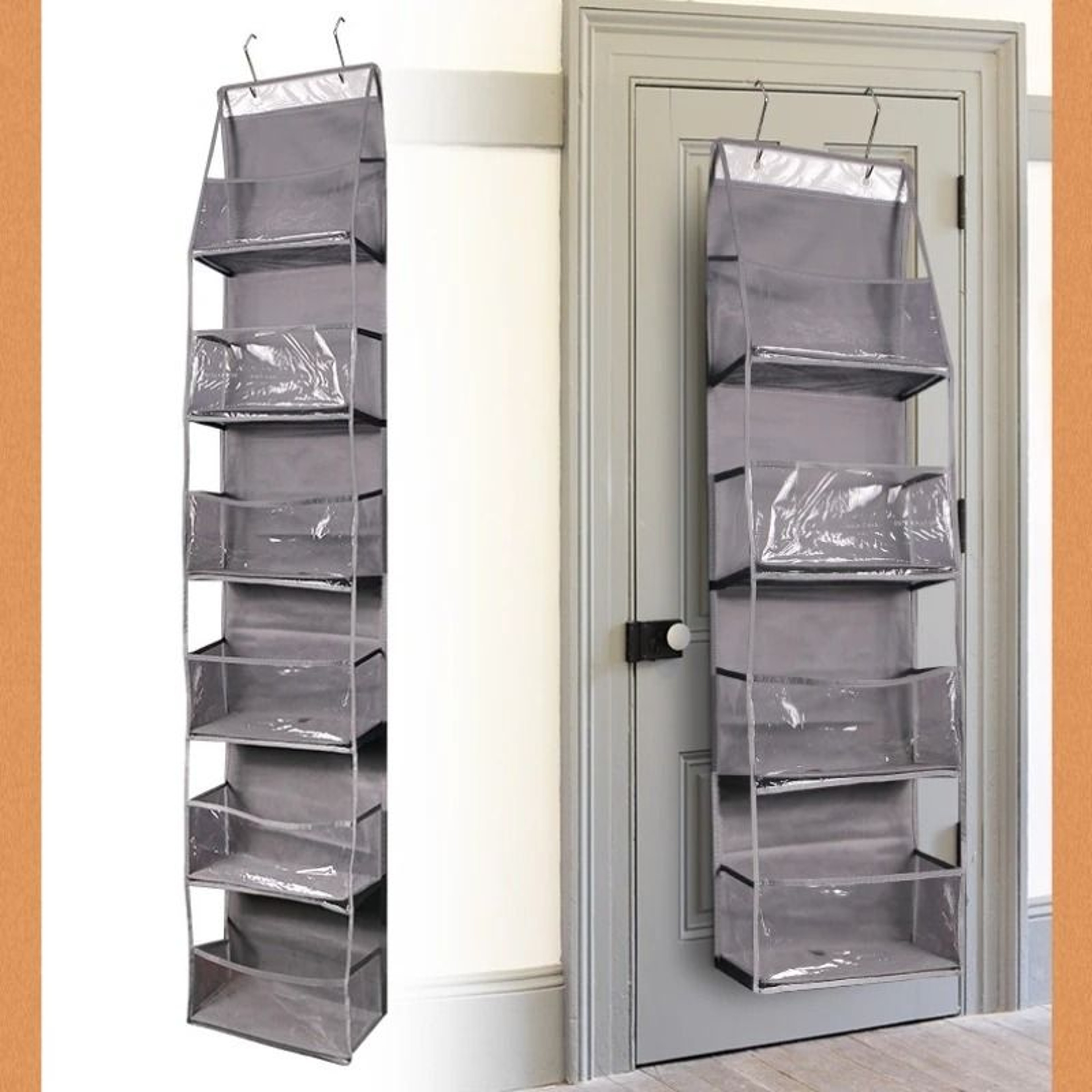 Dustproof Over Door Hanging Storage Organizer 3