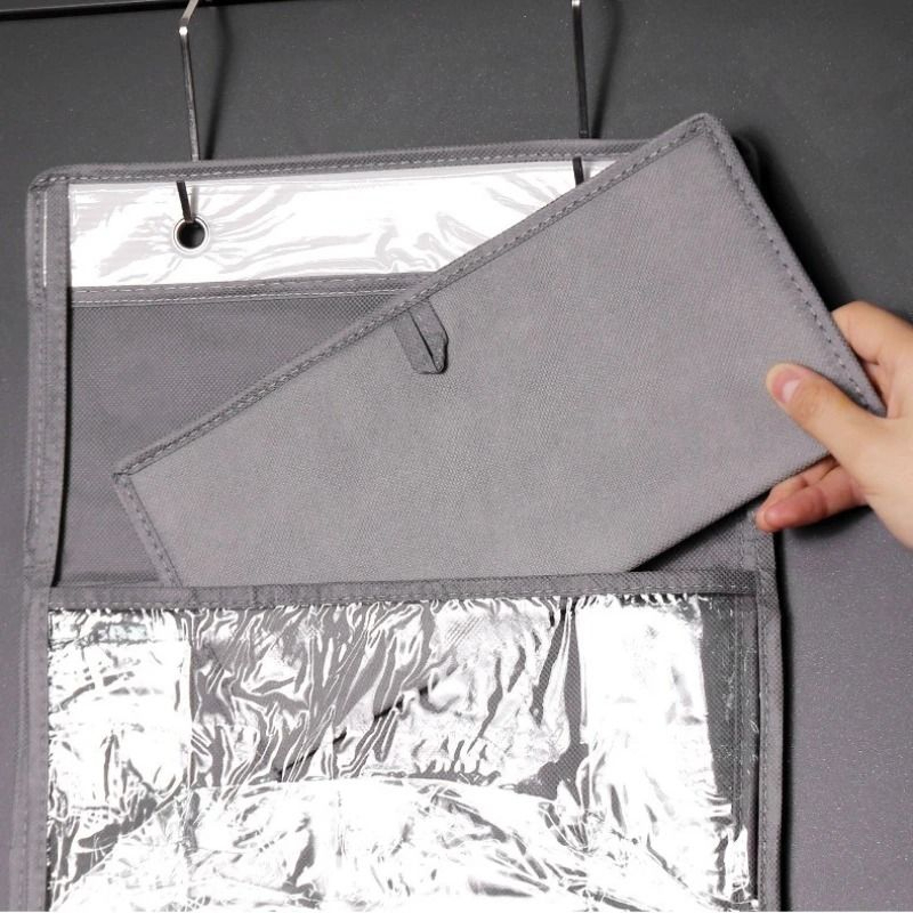 Dustproof Over Door Hanging Storage Organizer 5