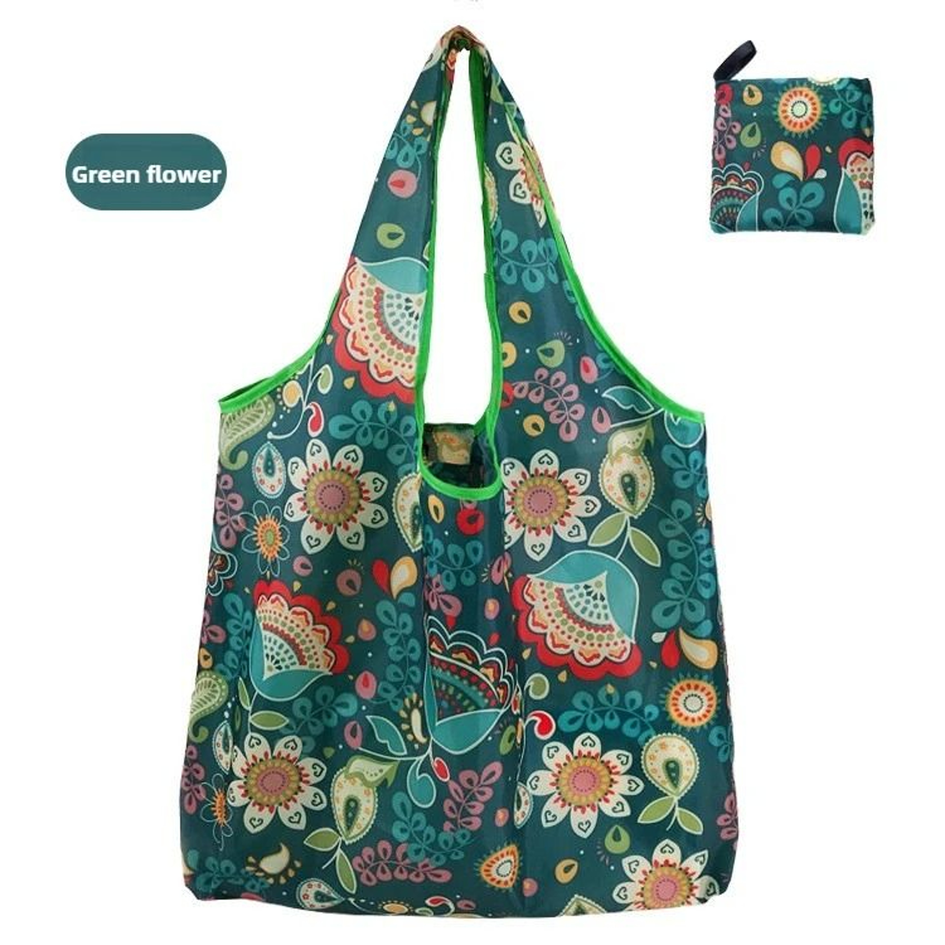 Foldaway Reusable Grocery Shoulder Bag 10