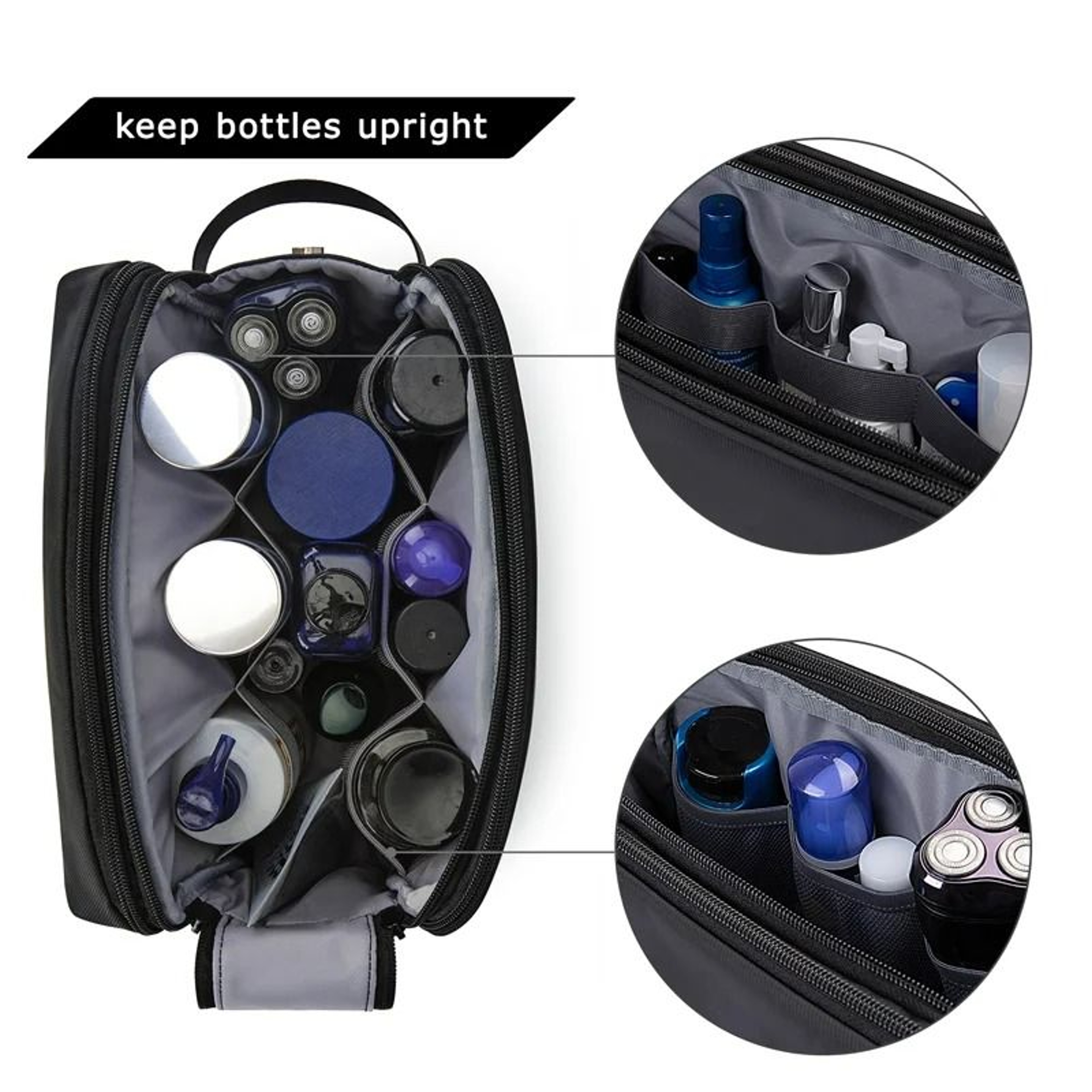 Large Water Resistant Travel Toiletry Organizer 4