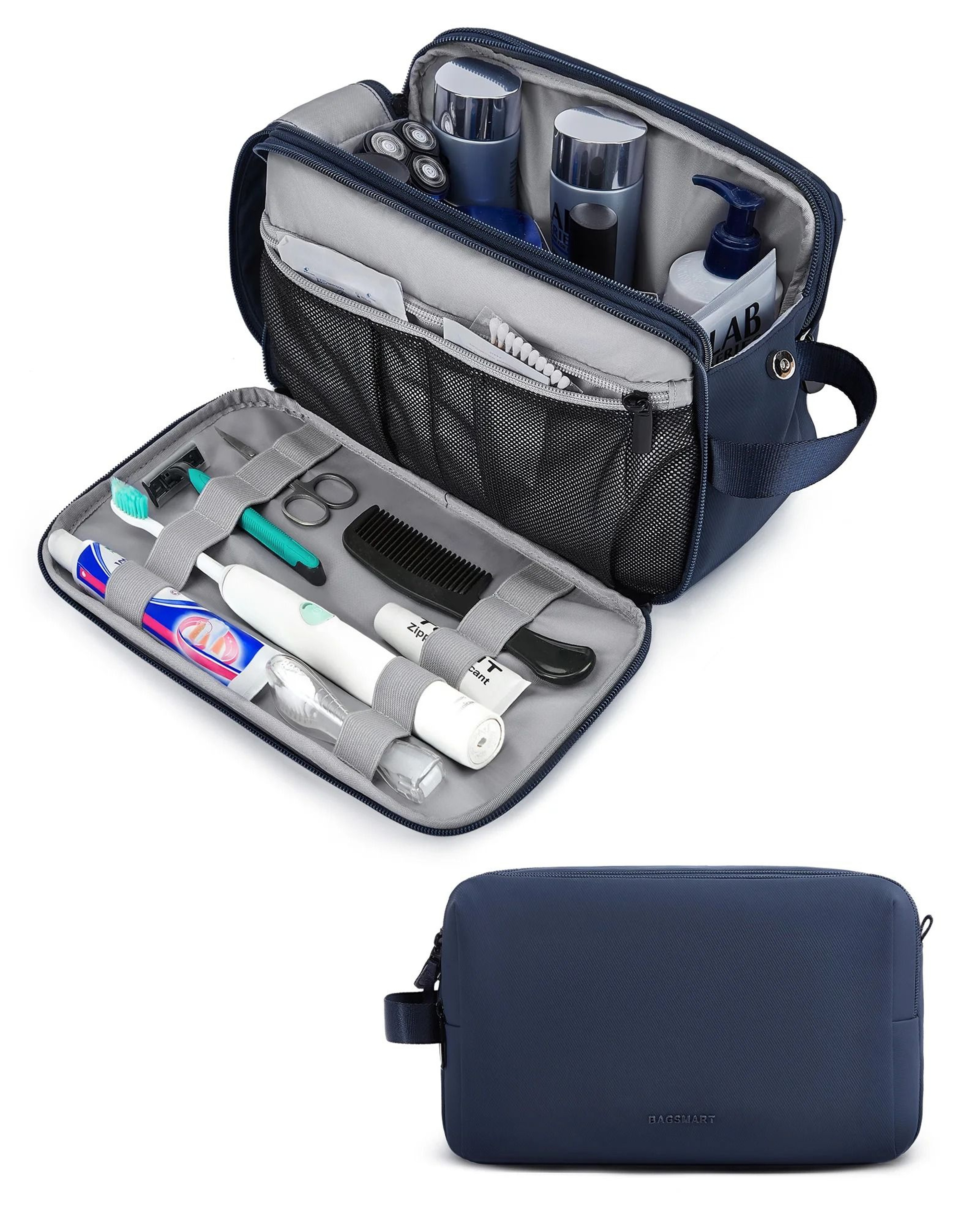 Large Water Resistant Travel Toiletry Organizer 8