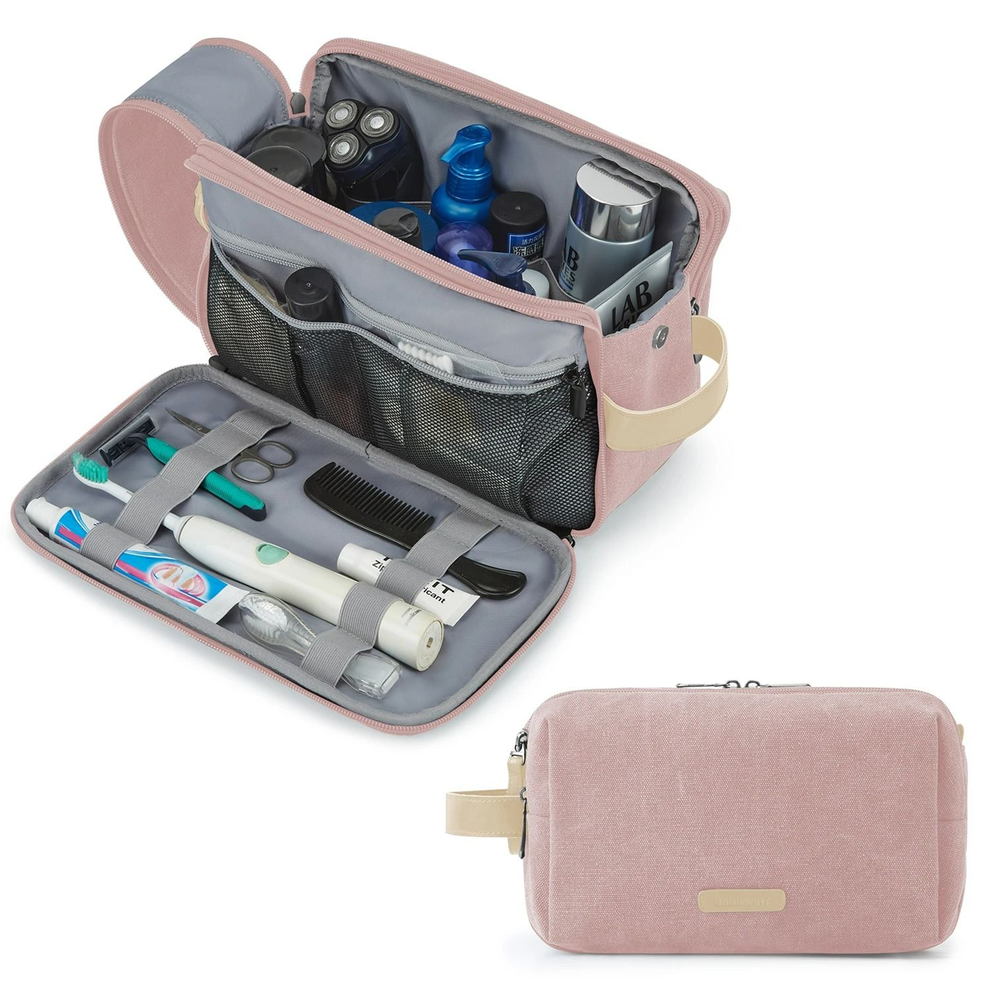 Large Water Resistant Travel Toiletry Organizer 16