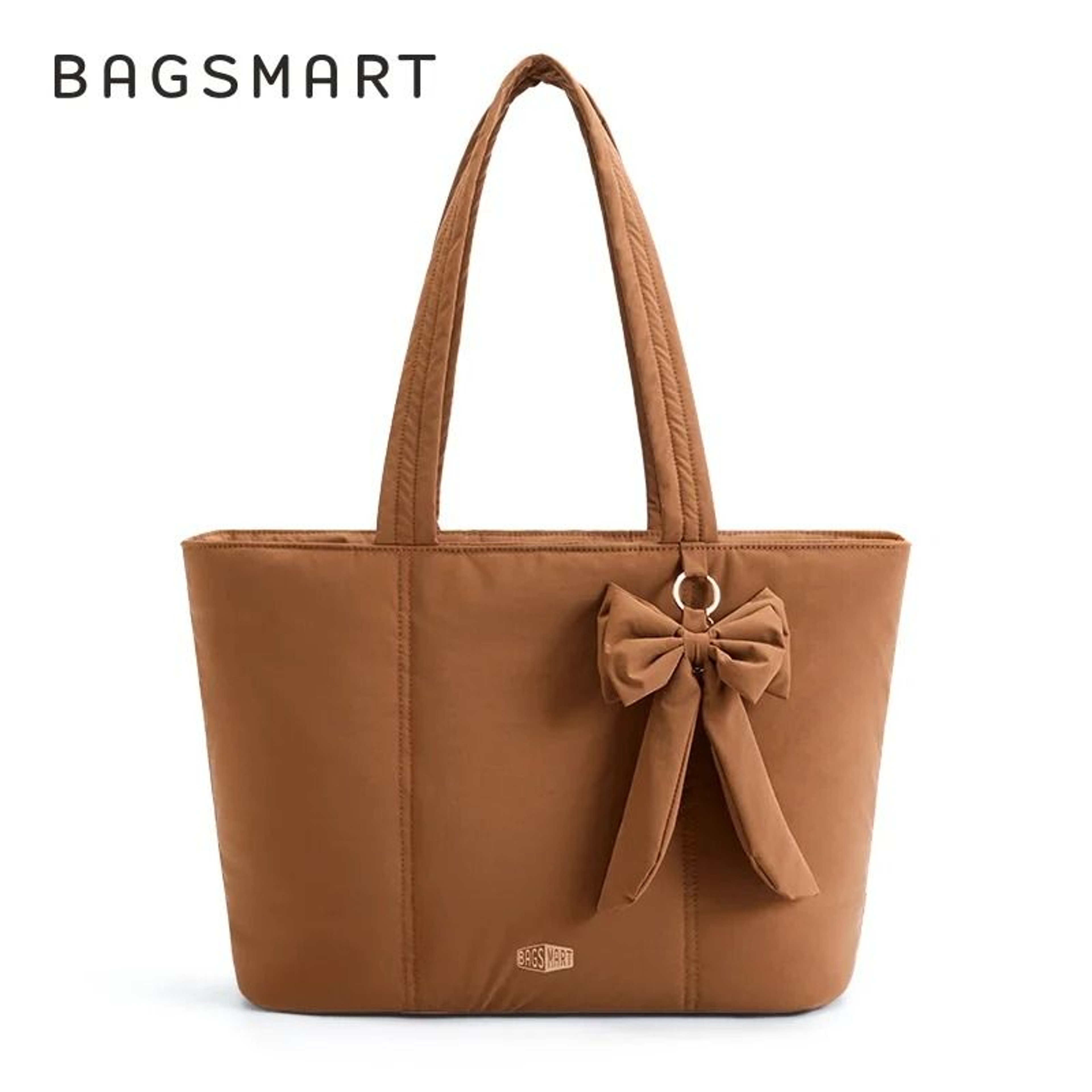 Spacious Solid Color Commuter Tote Bag 7