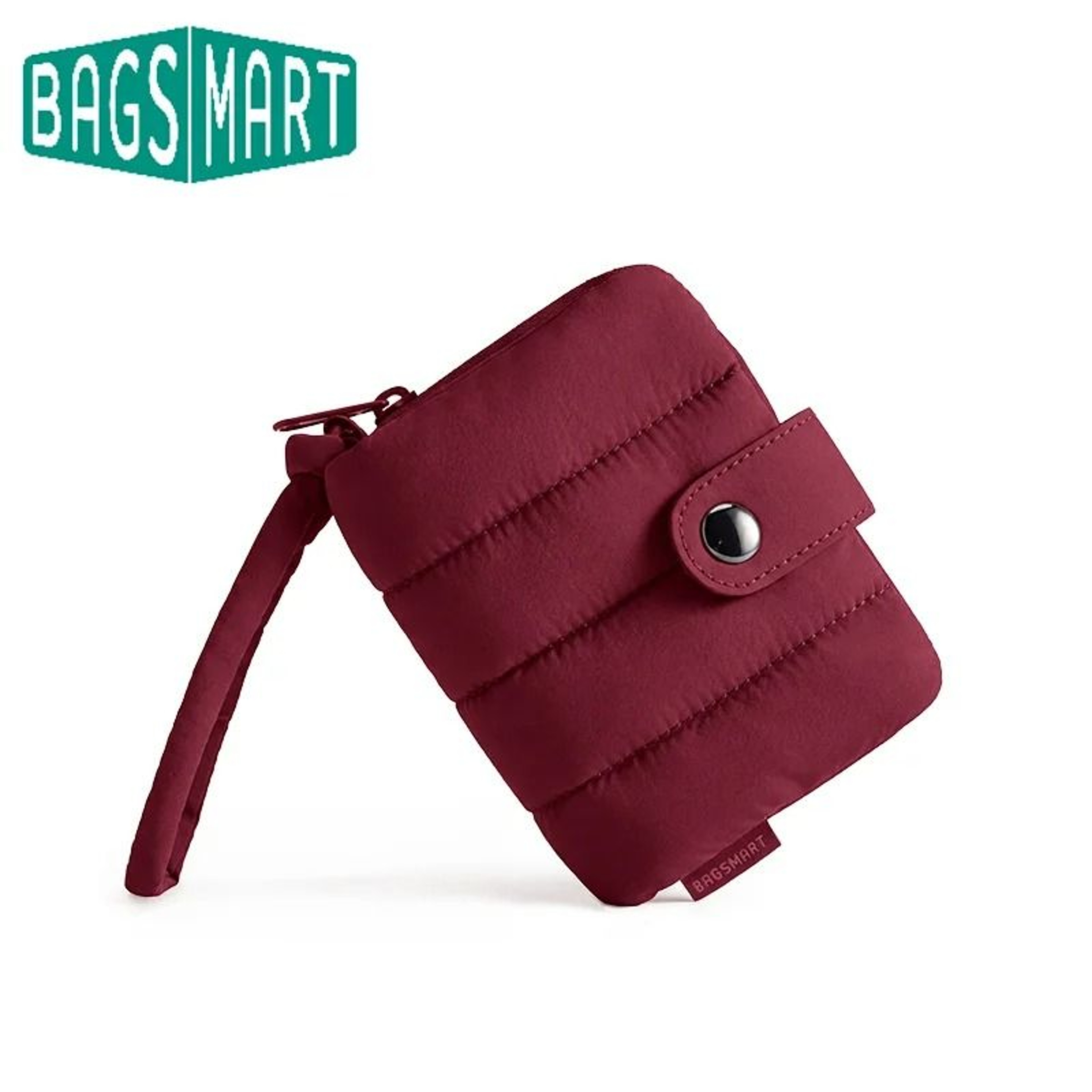 Mini Quilted Wristlet Coin And Card Pouch 0