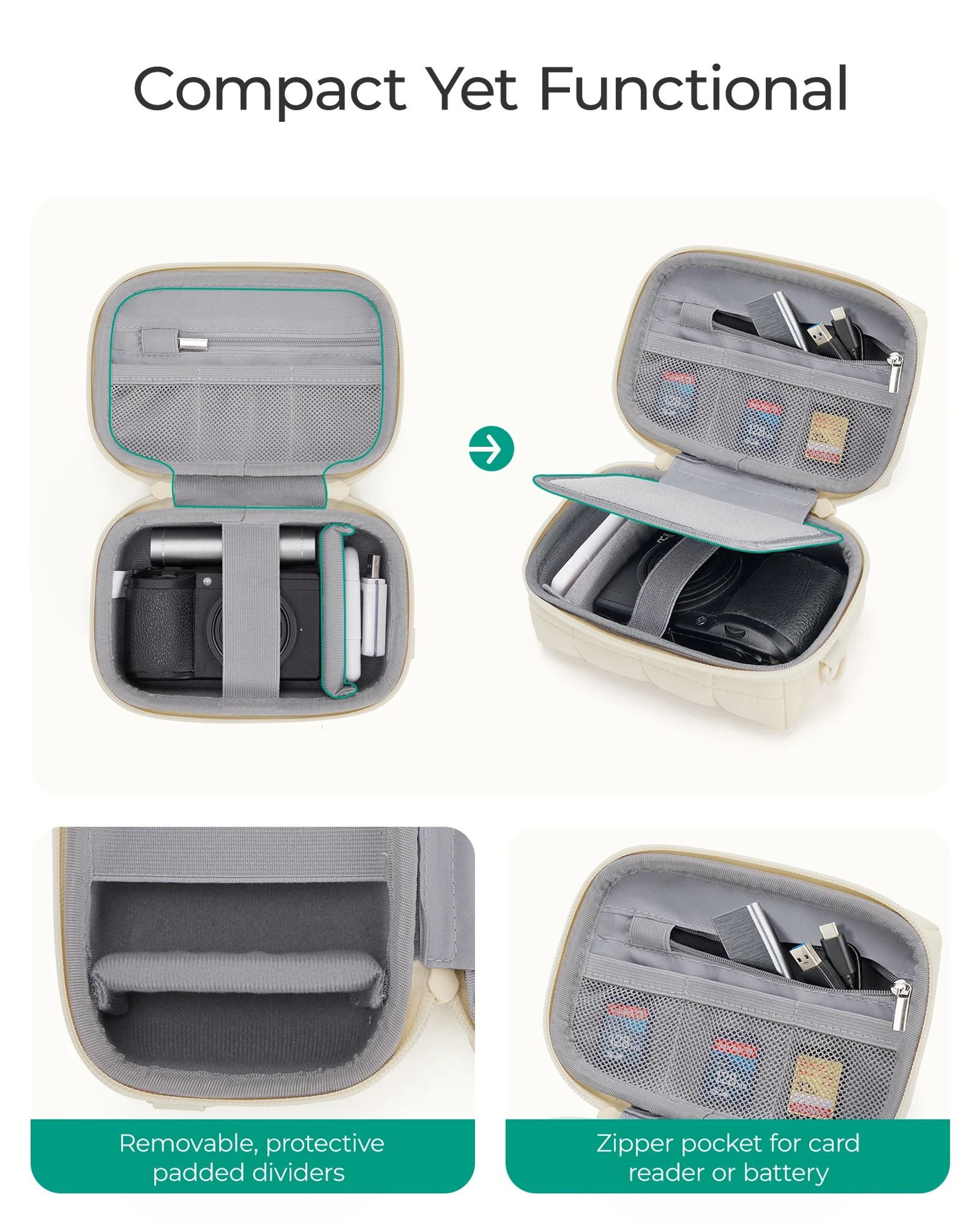 Puffy Waterproof Digital Camera Carrying Case 2