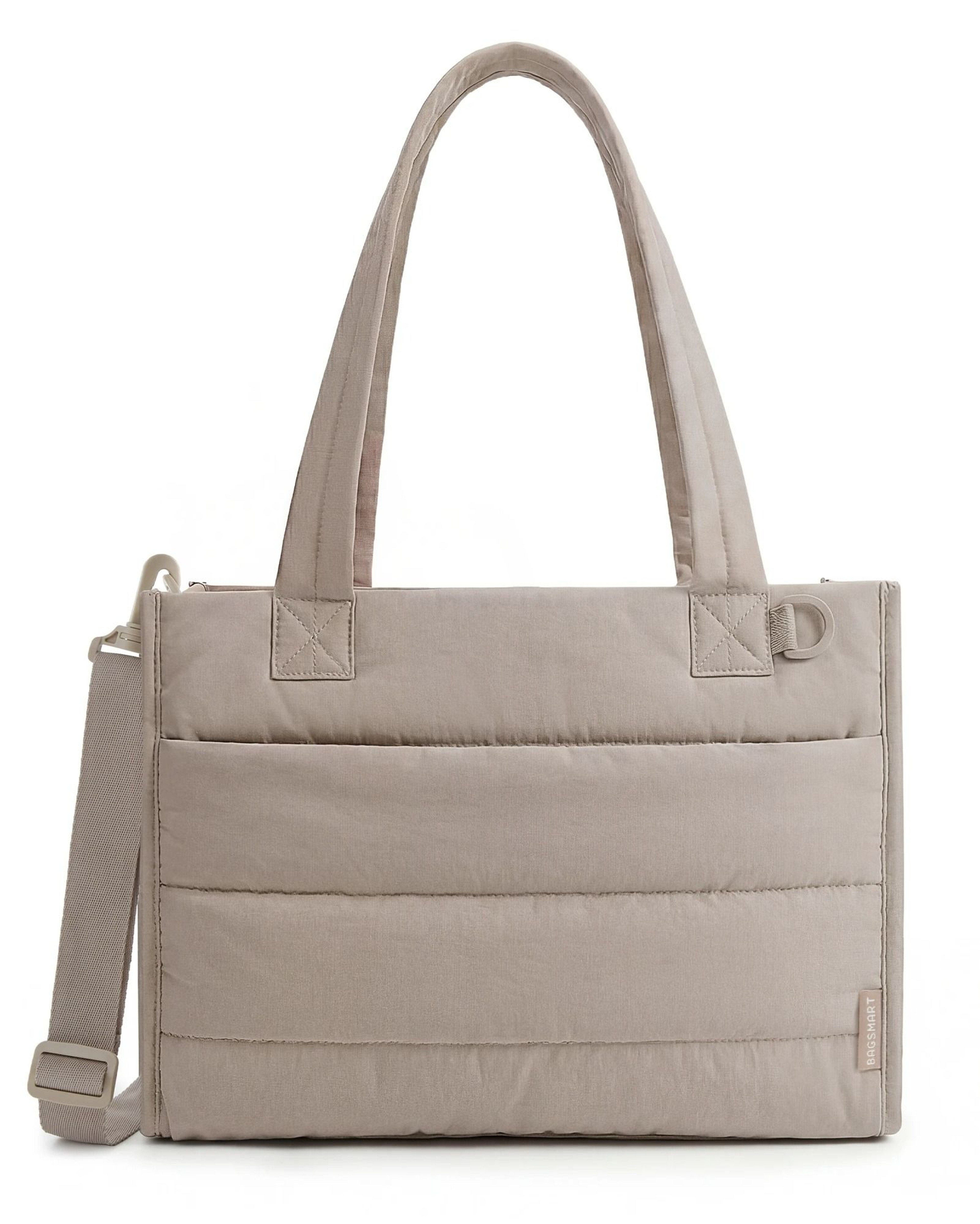 Boxy Multifunctional Zipper Crossbody Tote Bag 9