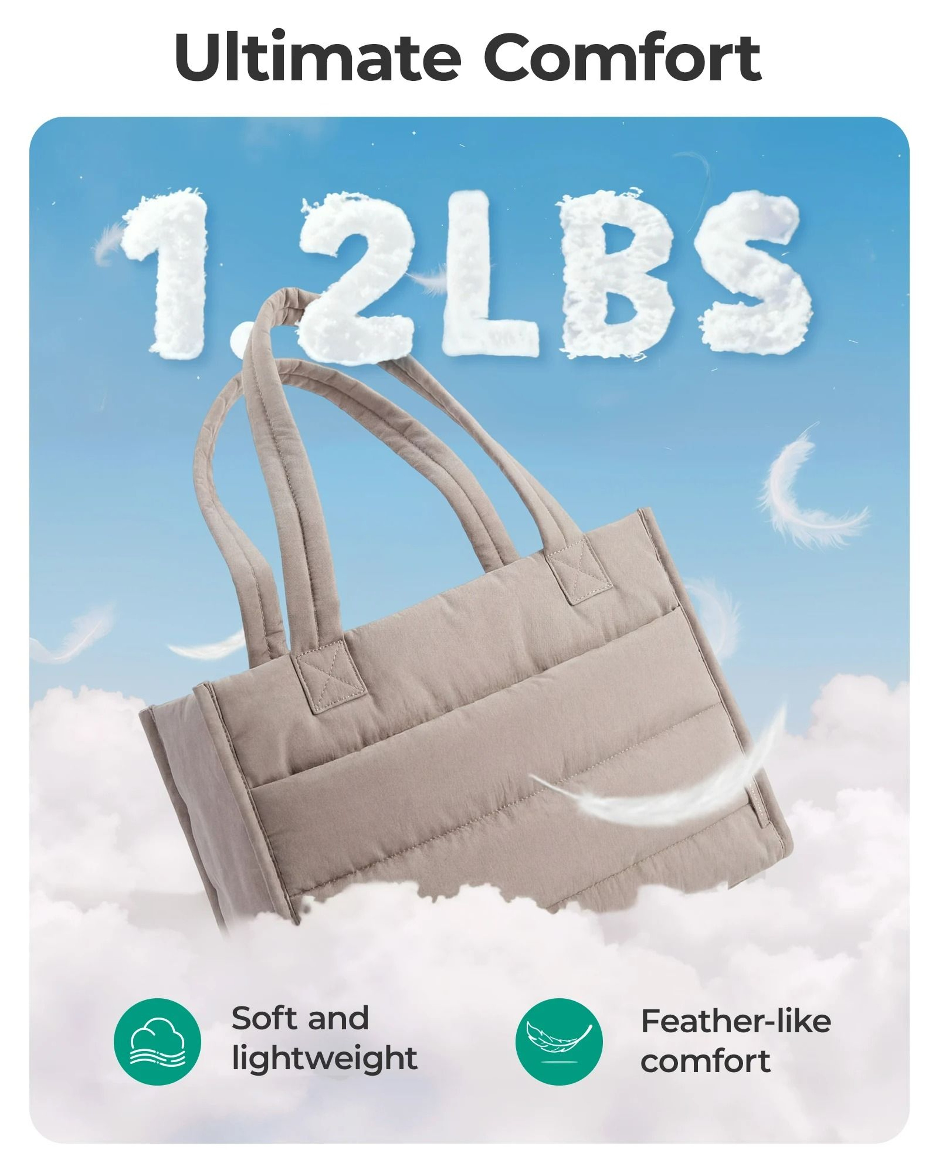 Boxy Multifunctional Zipper Crossbody Tote Bag 4