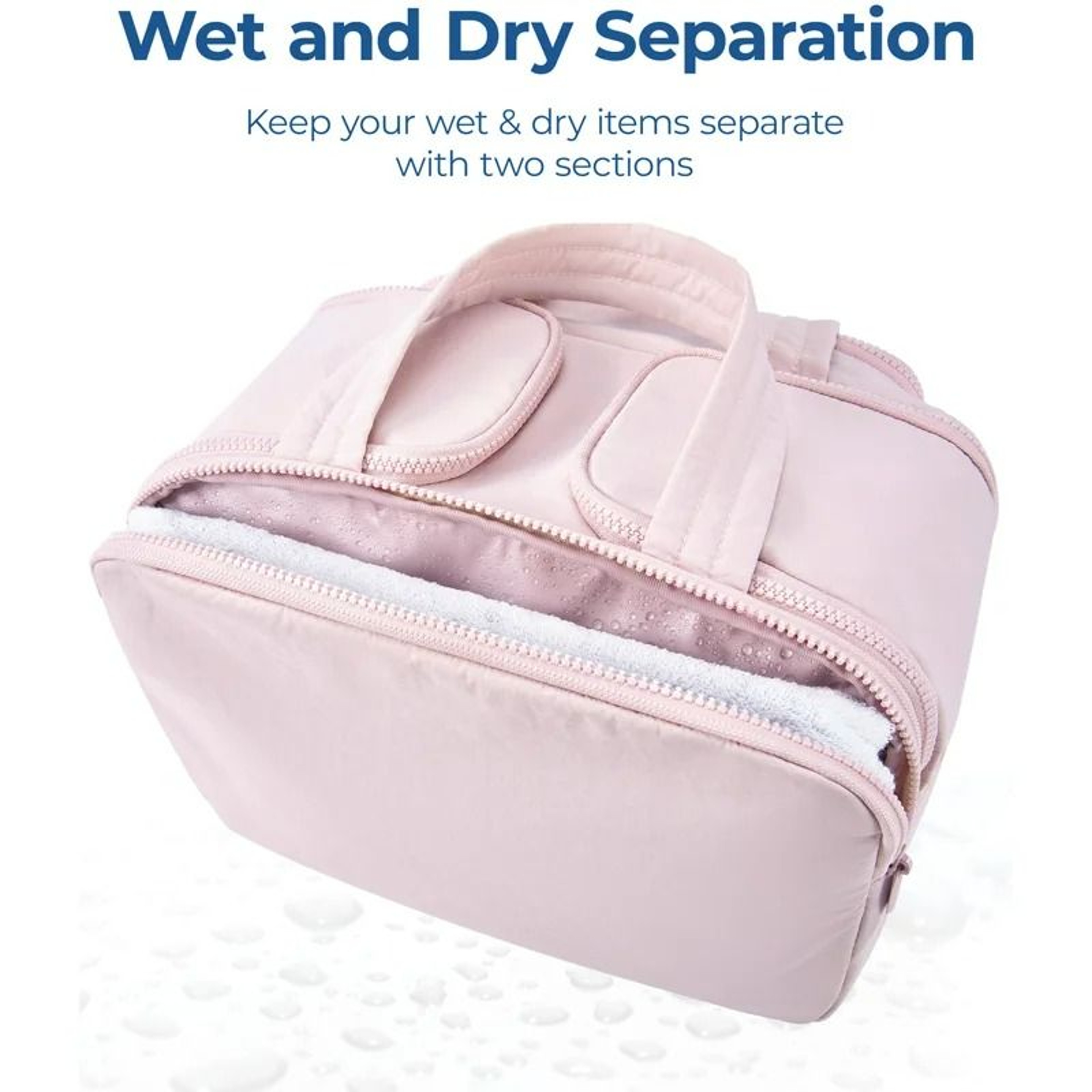 Lightweight Large Capacity Travel Makeup Pouch 5