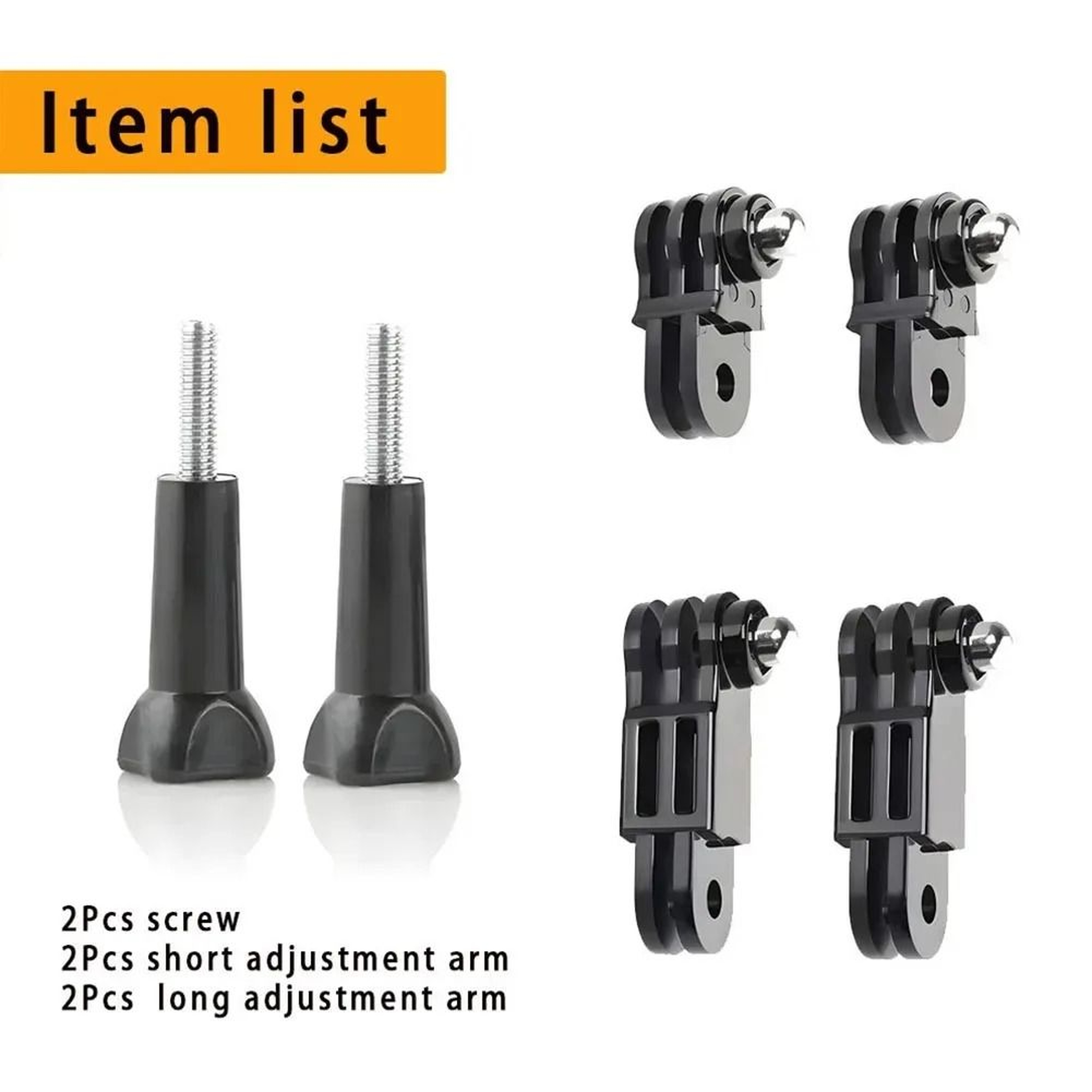 Universal Quick Release Action Camera Tripod Mount Adapter 7