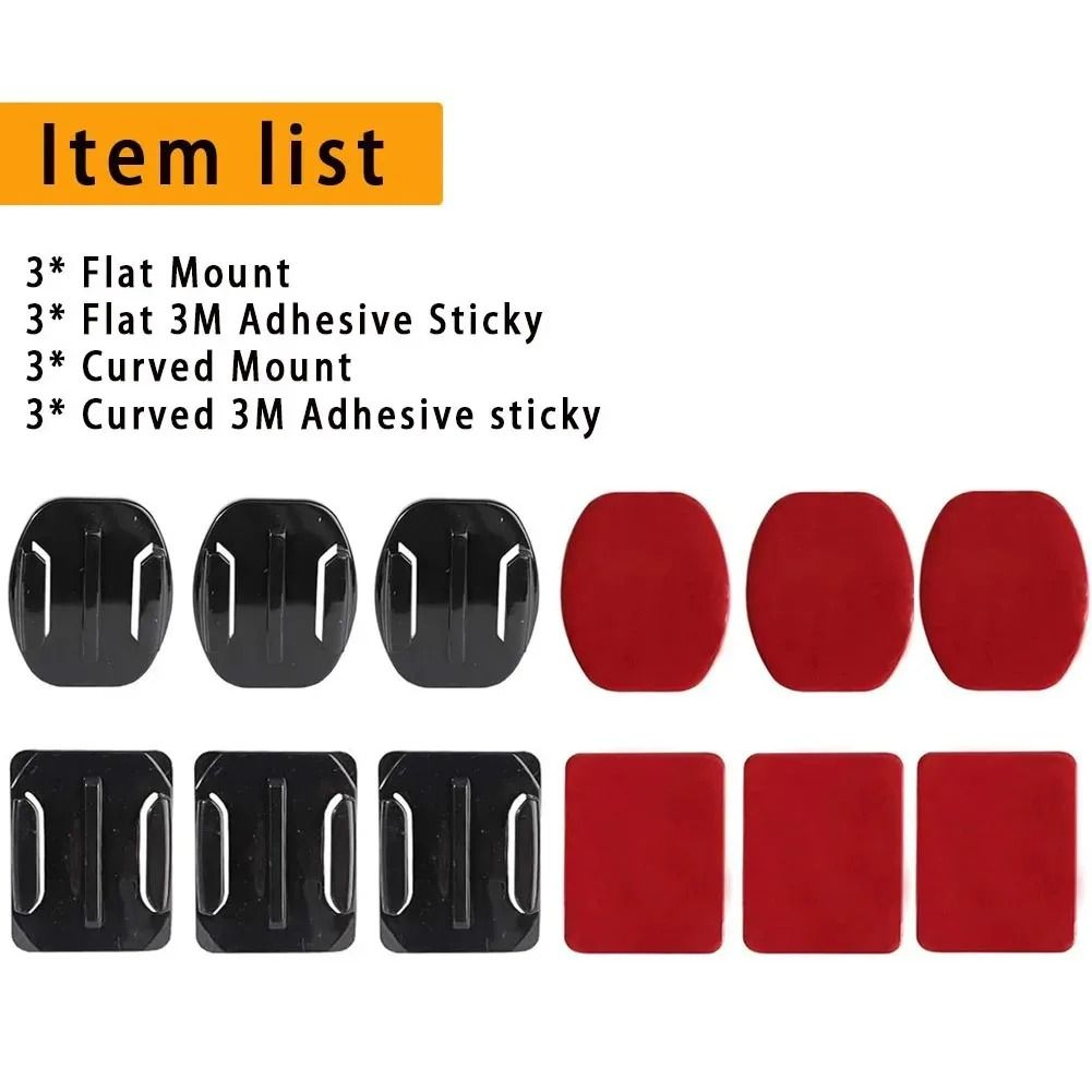 Universal Quick Release Action Camera Tripod Mount Adapter 5