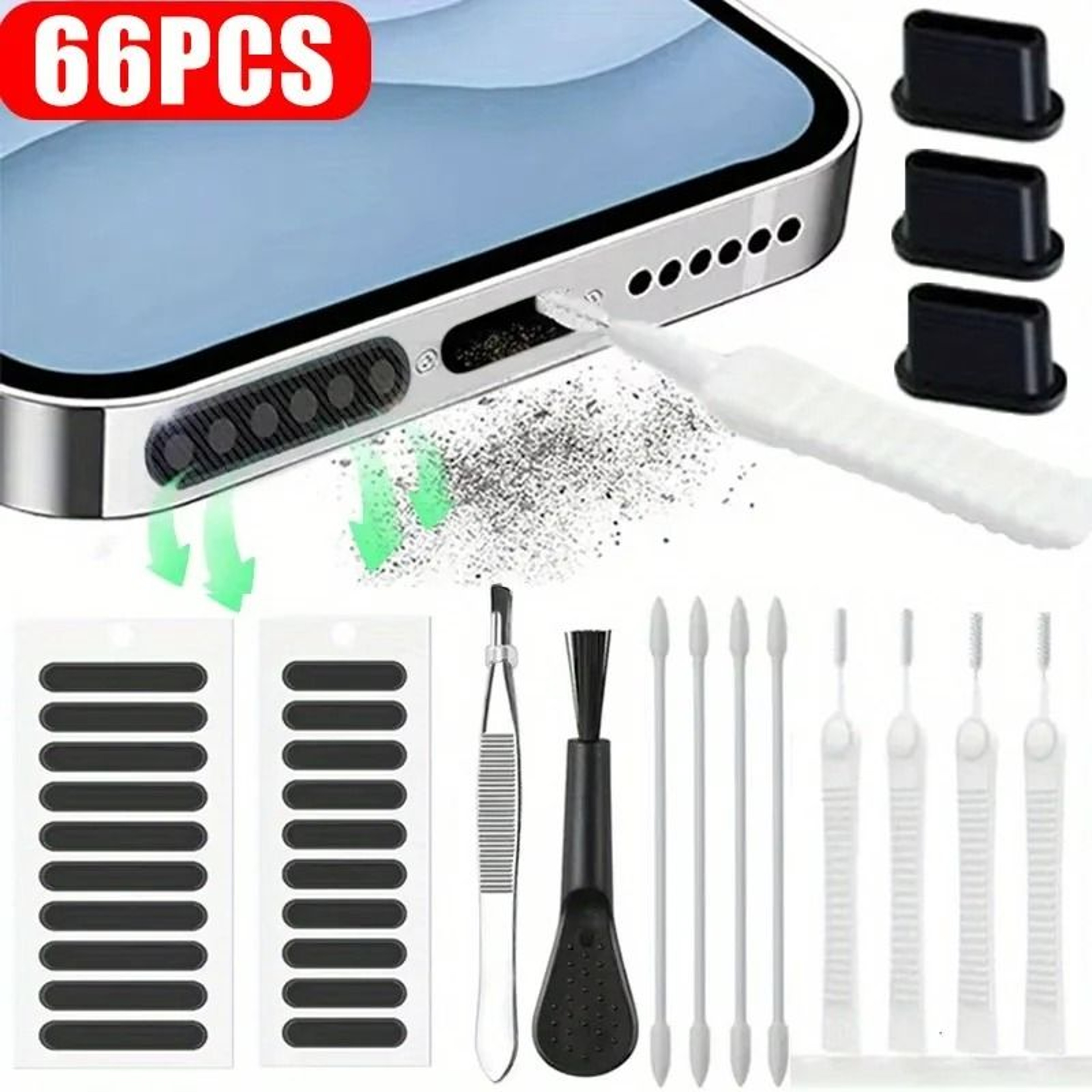 66 Piece Phone And Electronics Cleaning Kit 0