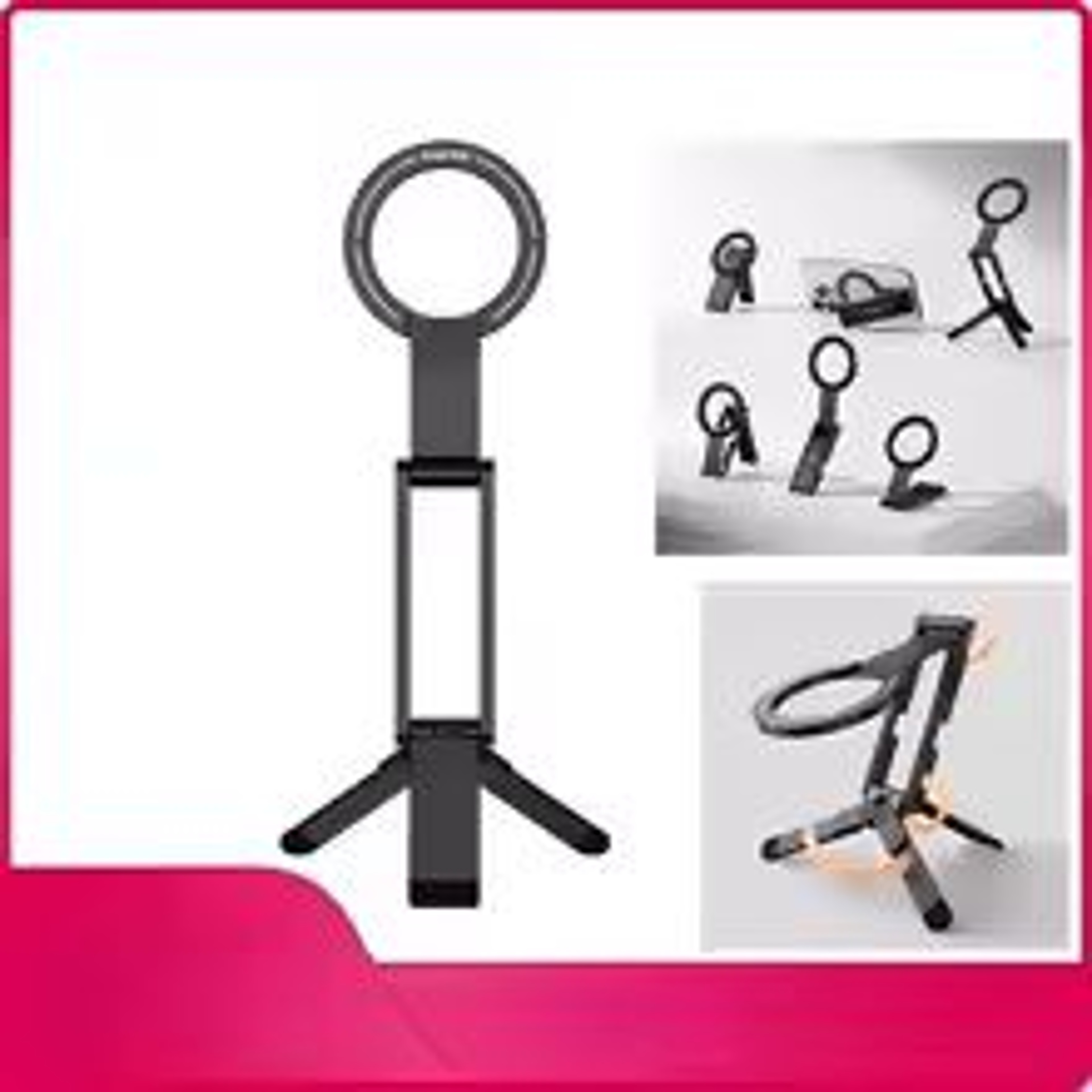 Foldable Magnetic Phone Tripod And Selfie Grip 1