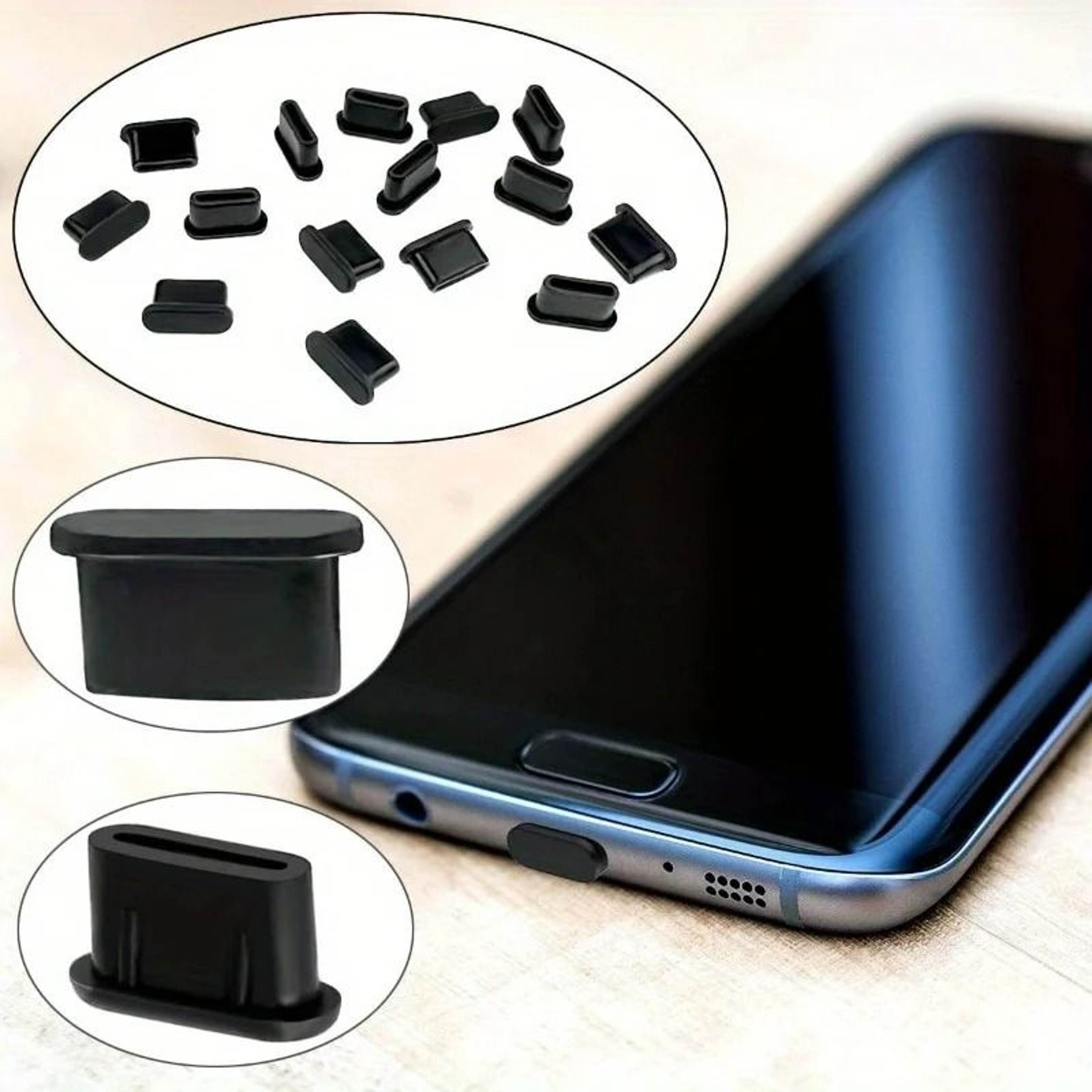Soft Silicone Phone Charging Port Care Kit 3