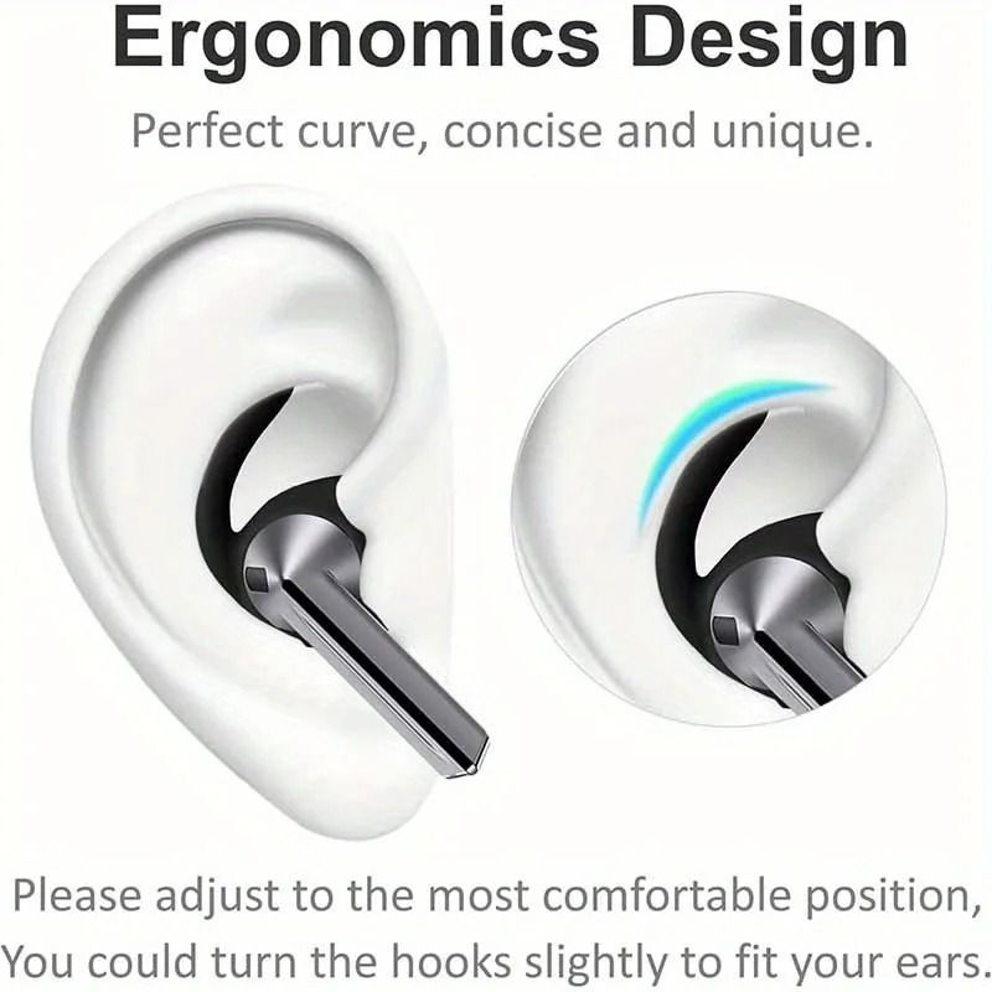 Galaxy Buds3 Pro Silicone Ear Hooks And Replacement Eartips 2